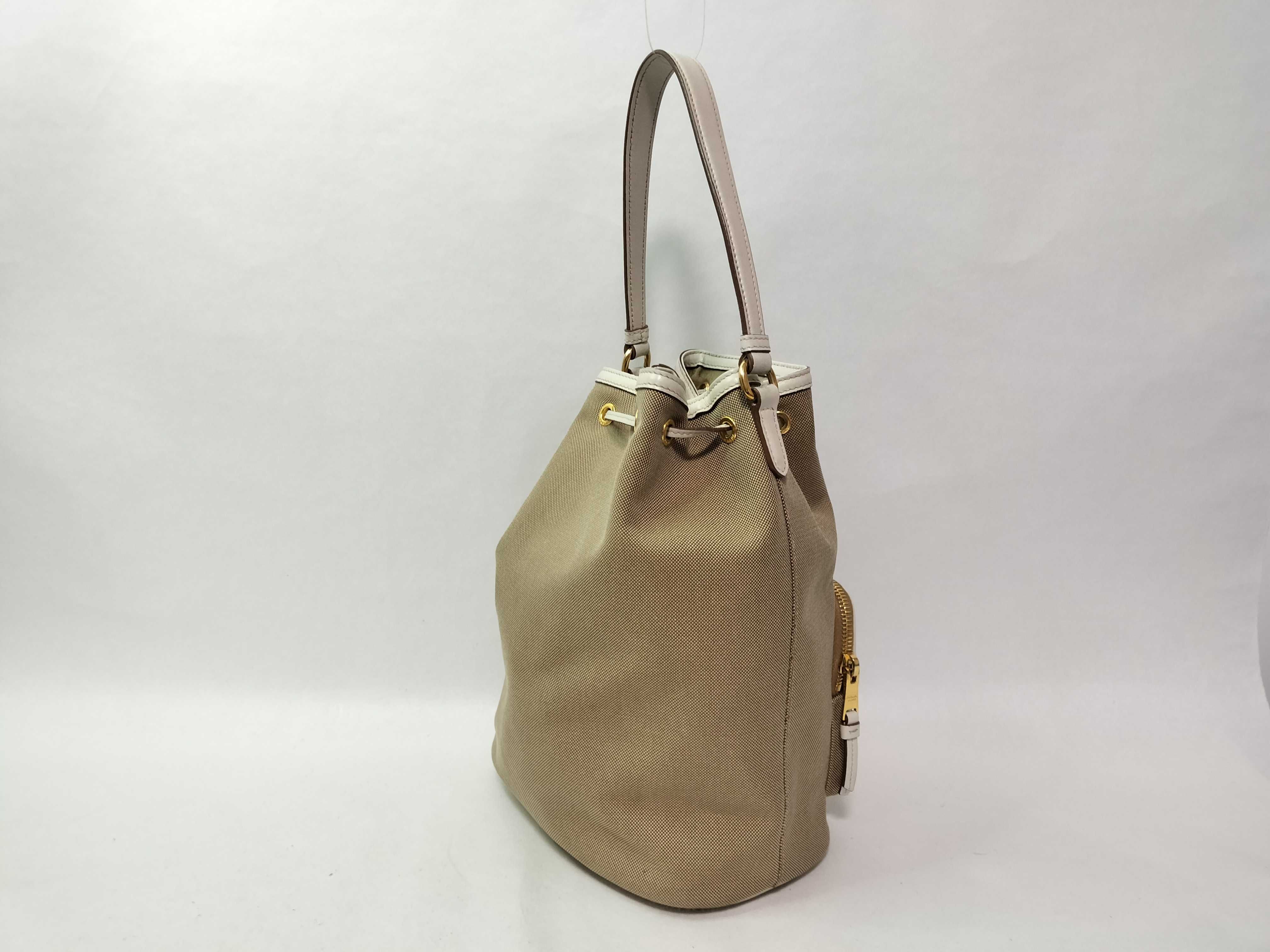 BAG JACQUARD LOGO BUCKET DRAWSTRING 2WAY 1BH097 Handbag — view 3