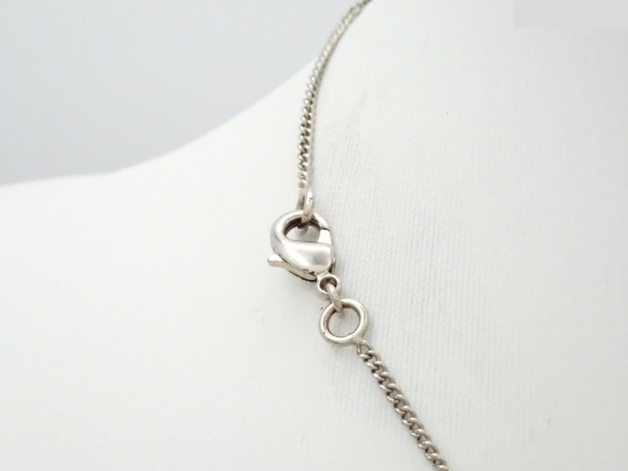 07V Rhinestone Coco Mark Chain (approx. 42cm) — view 2