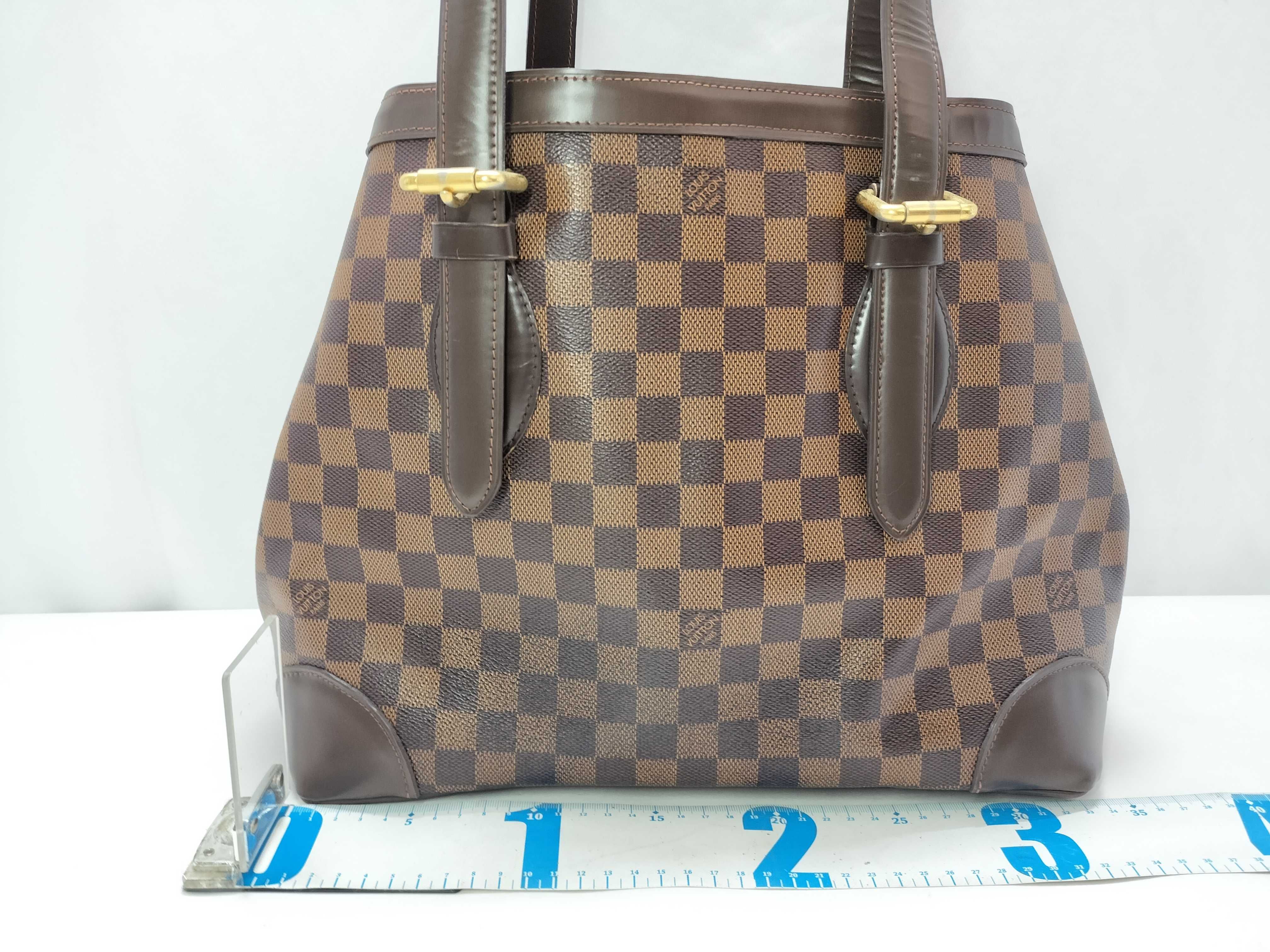 Damier SG- Damier Hampstead MM N51204 DK2117 Brown Tote Bag — view 2
