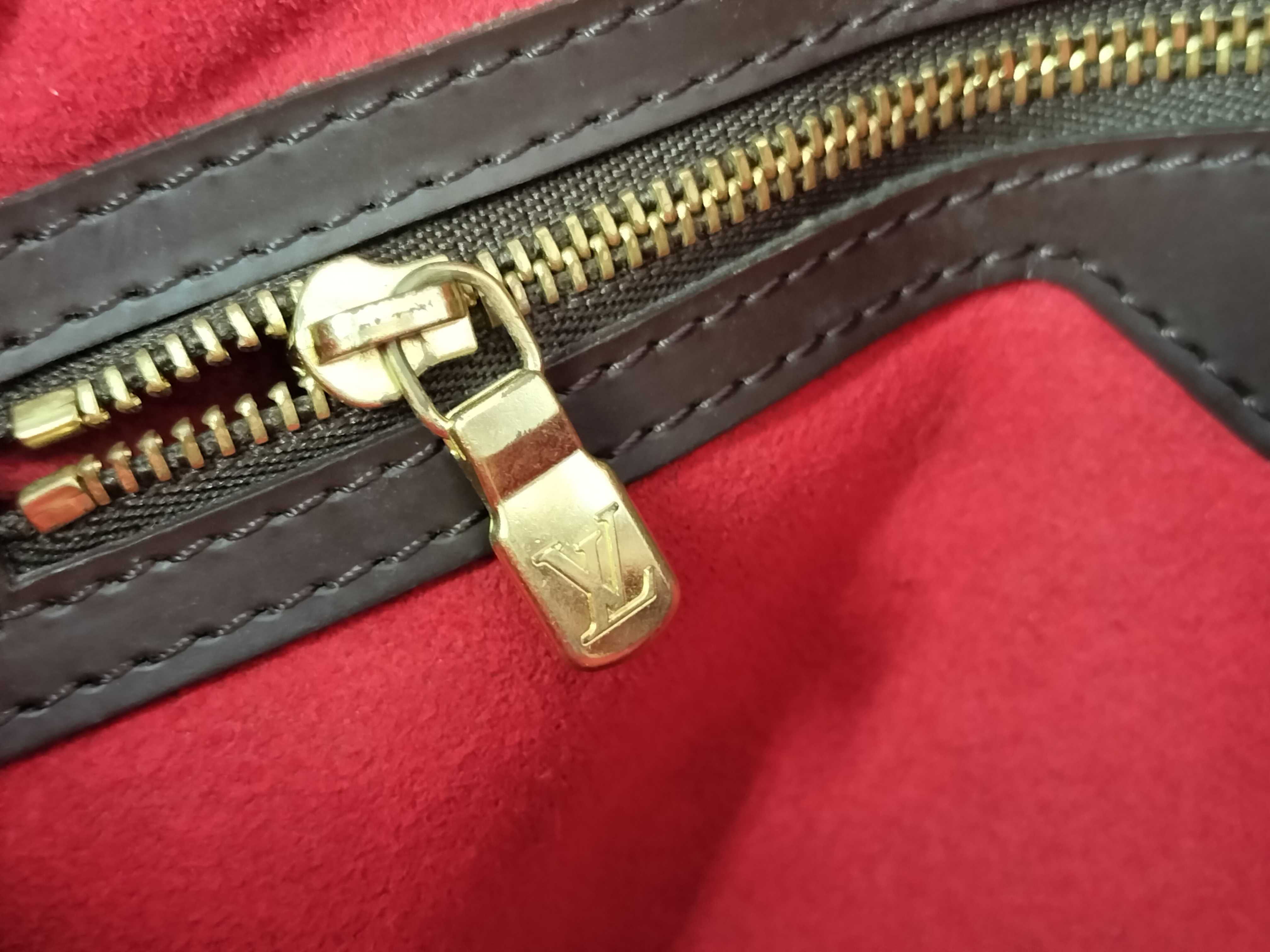 Damier SG- Damier Hampstead MM N51204 DK2117 Brown Tote Bag — view 11