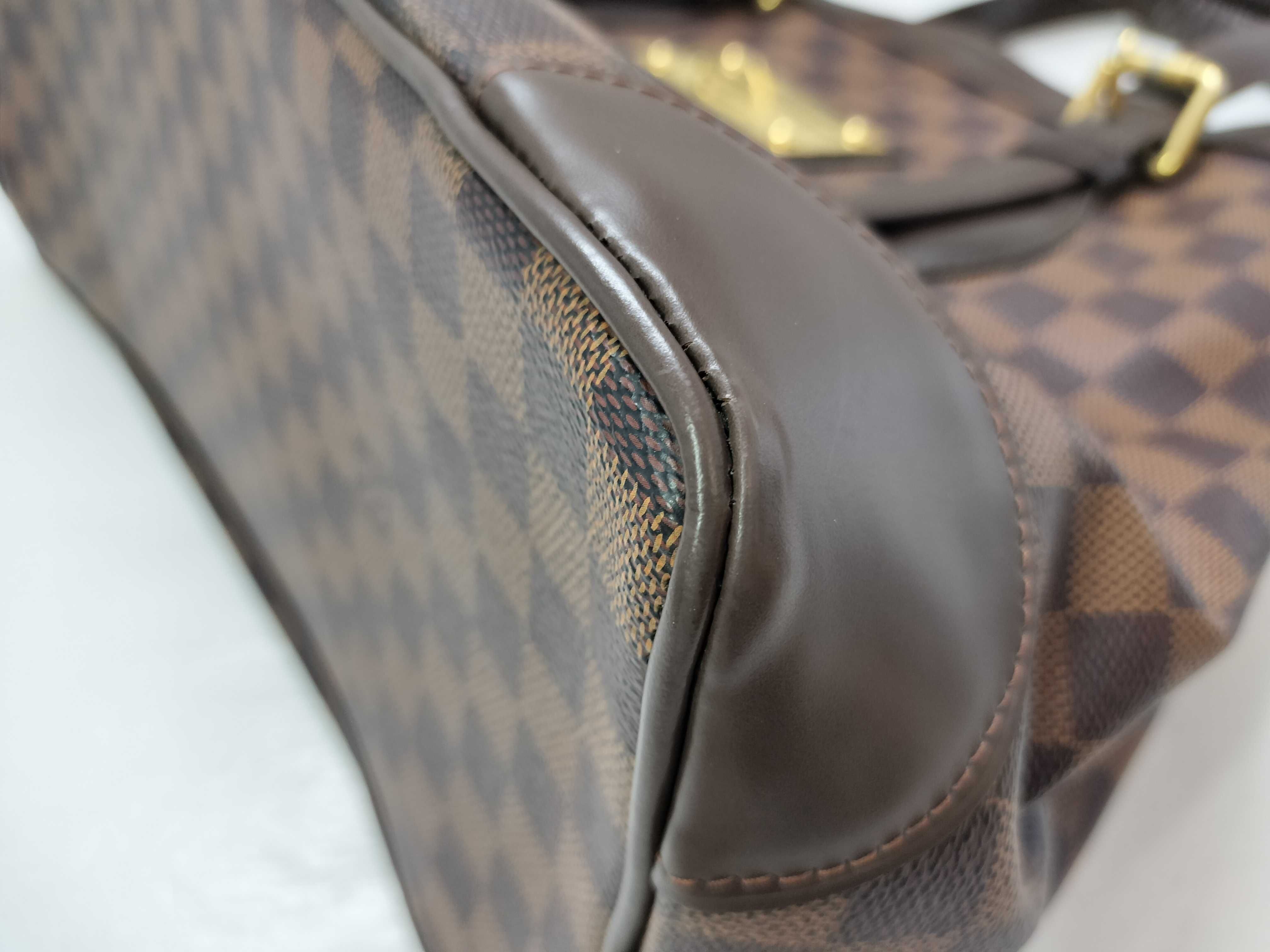 Damier SG- Damier Hampstead MM N51204 DK2117 Brown Tote Bag — view 6