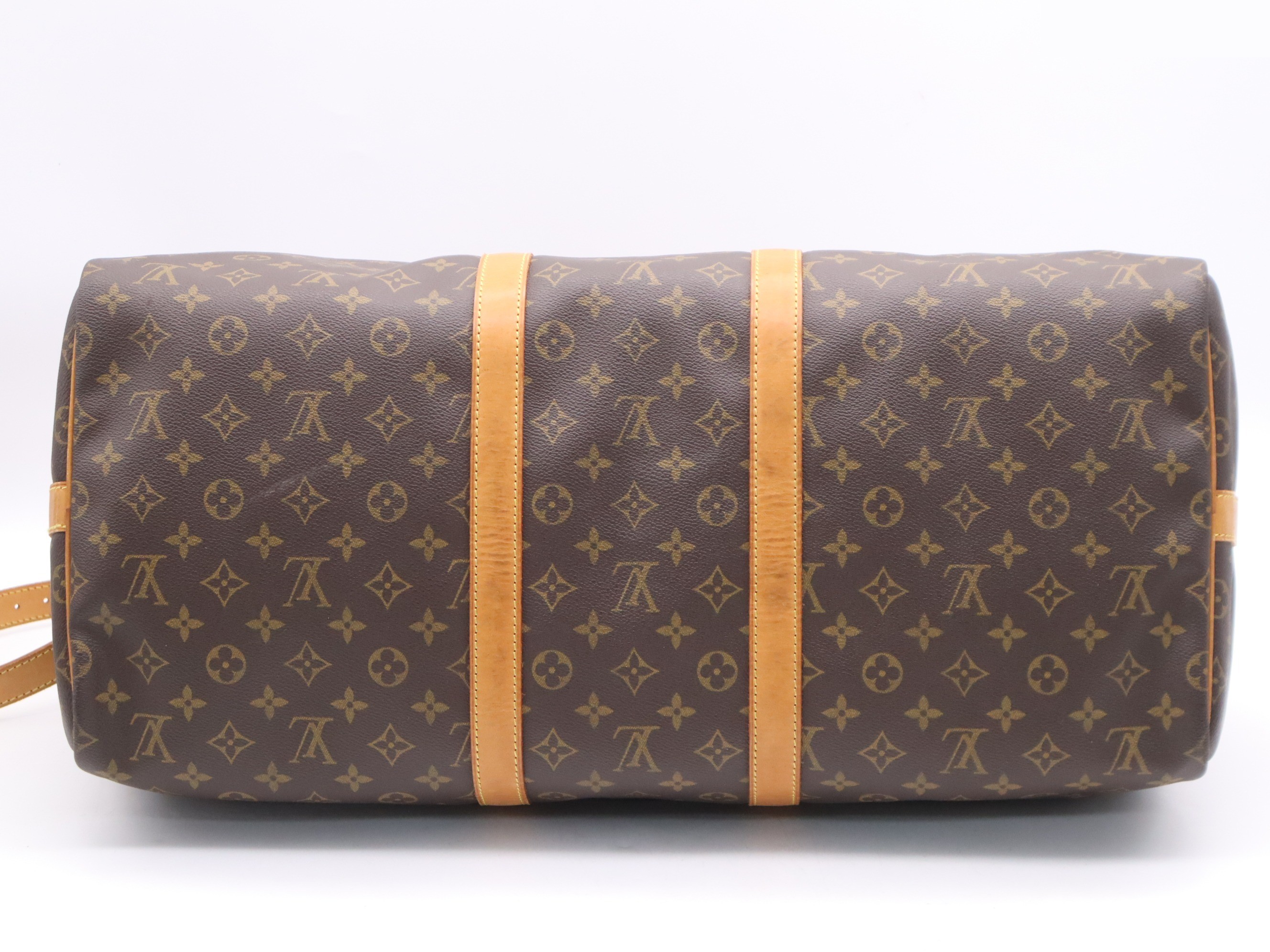 Keepall Bandouliere 55: Shoulder strap, padlock, 2 keys, name tag. — view 4