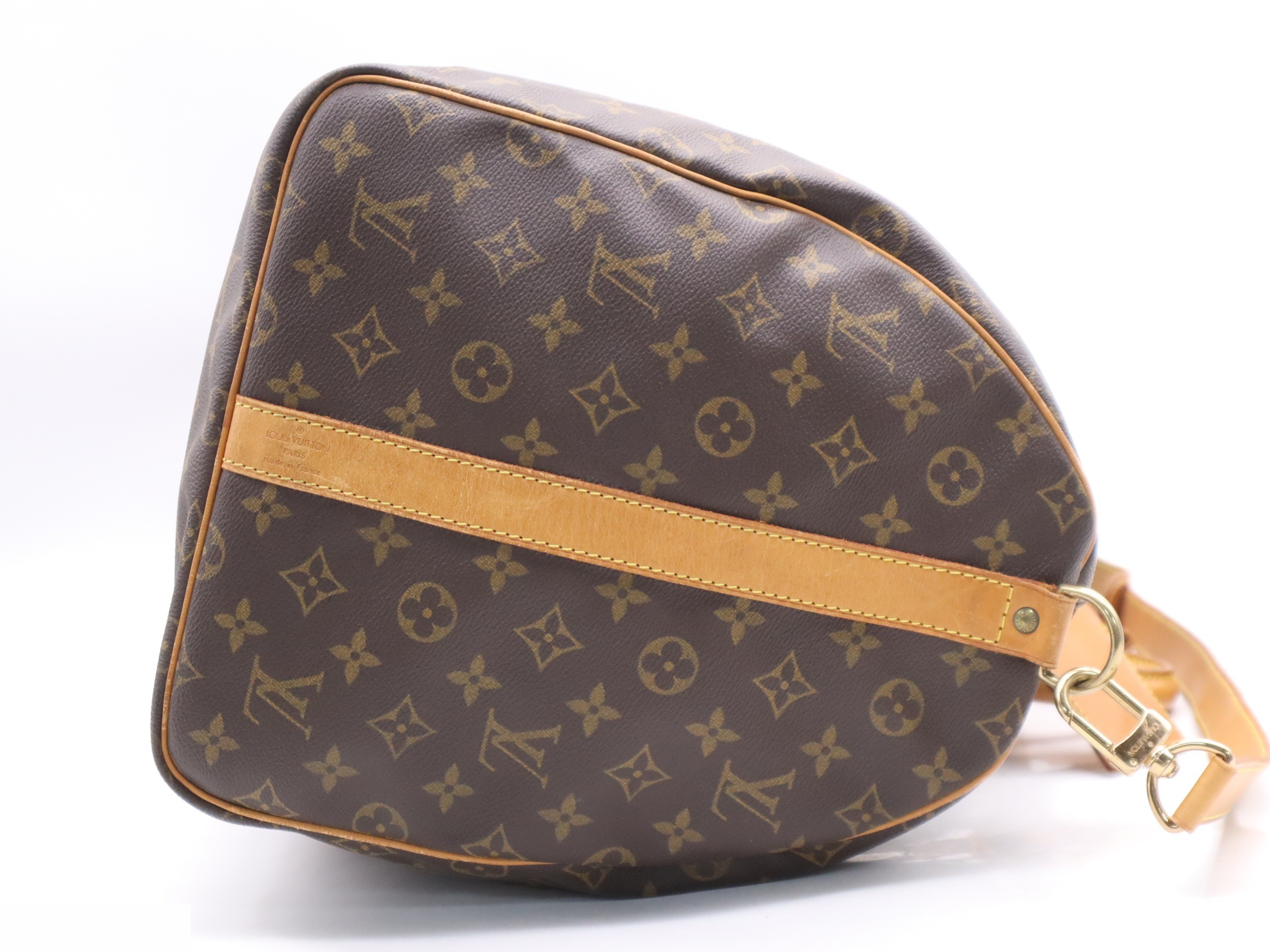 Keepall Bandouliere 55: Shoulder strap, padlock, 2 keys, name tag. — view 5