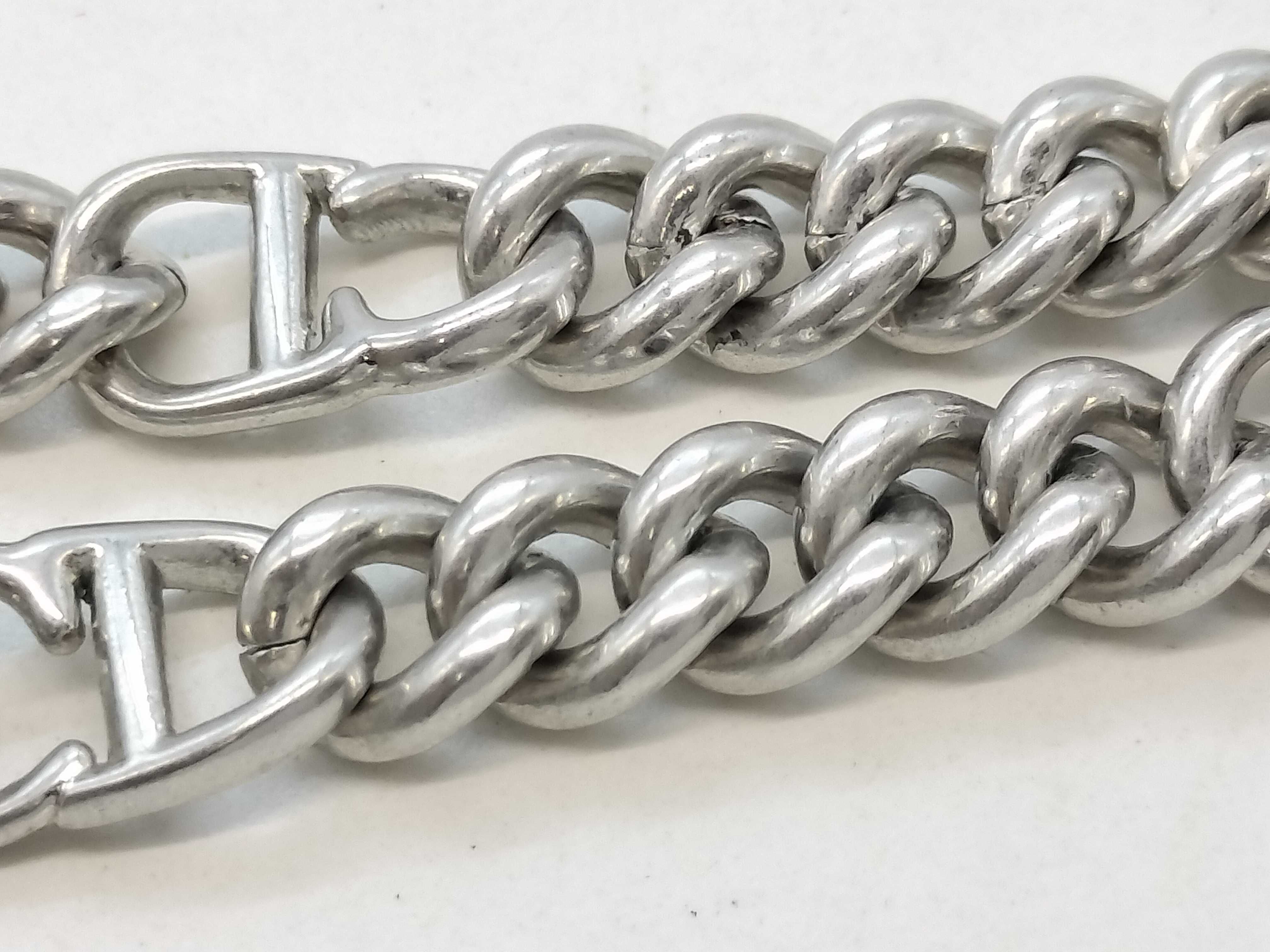 CD Icon Chain Link Necklace — view 7