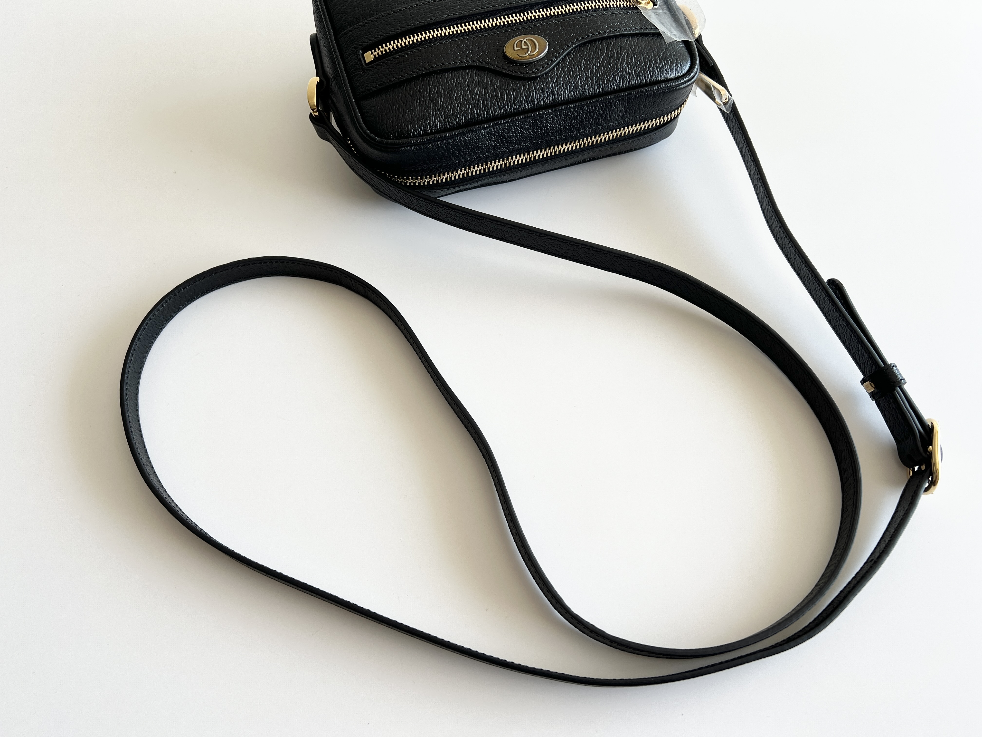 Ophidia Sherry Line GG Logo Leather Shoulder Bag (Brand New, Unused) - One-Shoulder Bag — view 4