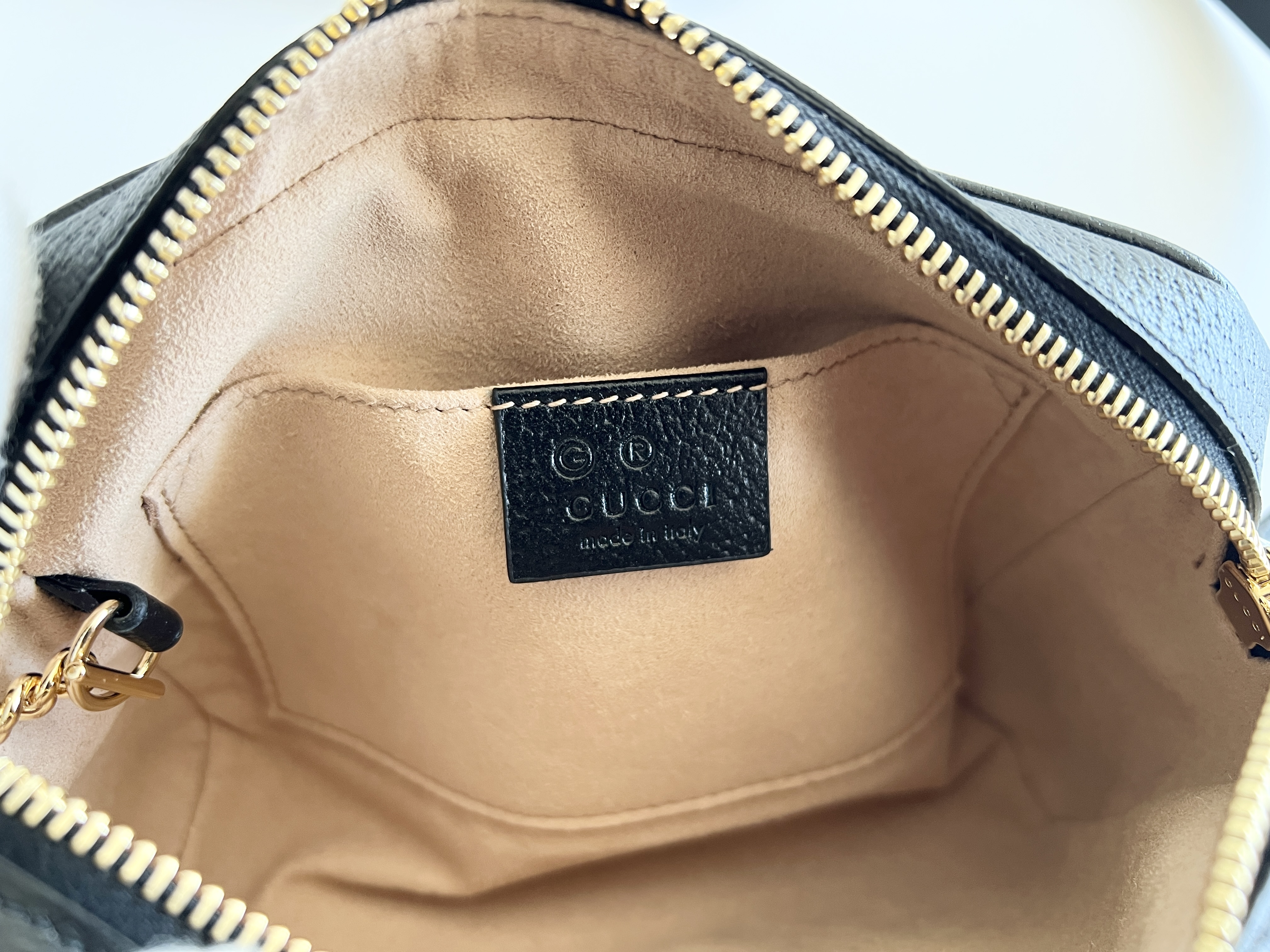 Ophidia Sherry Line GG Logo Leather Shoulder Bag (Brand New, Unused) - One-Shoulder Bag — view 7
