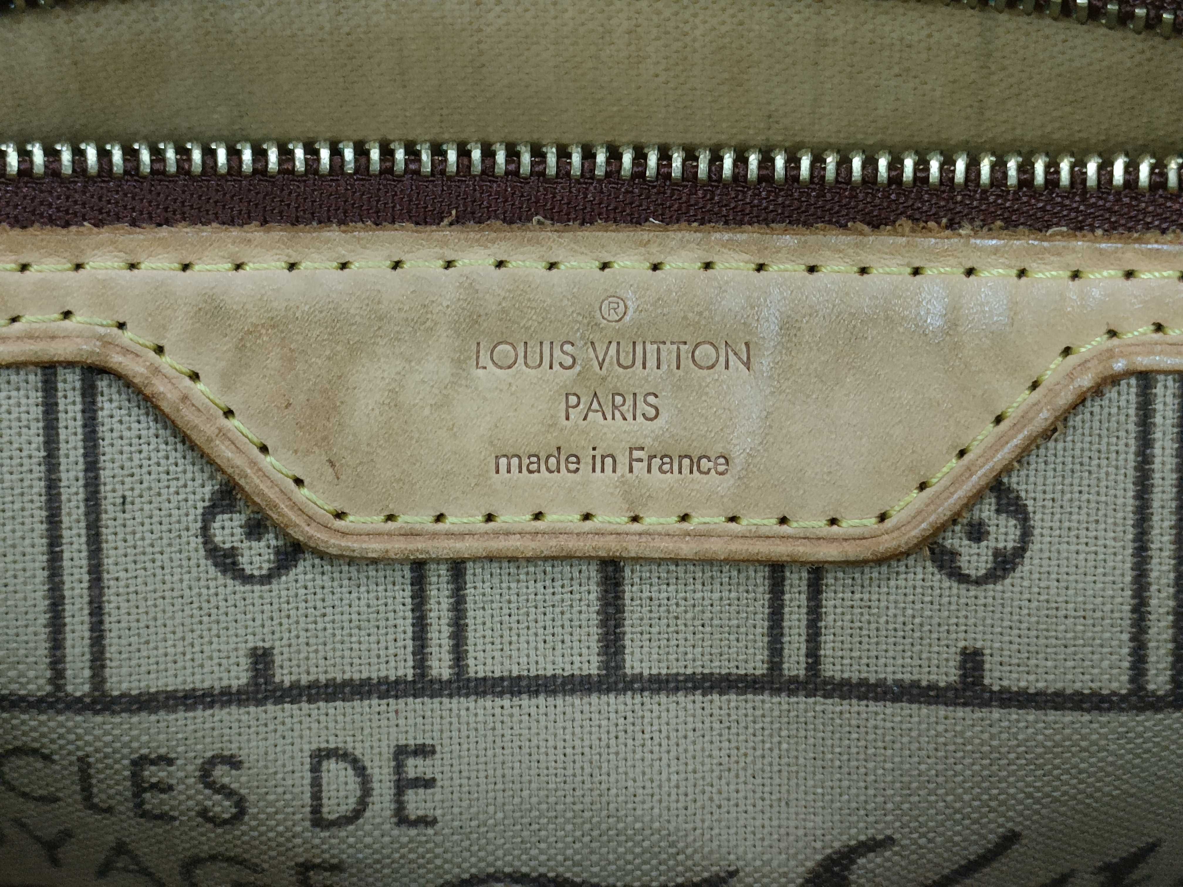 Monogram M40155 Neverfull PM (older model) tote bag (with pen marks inside) — view 12