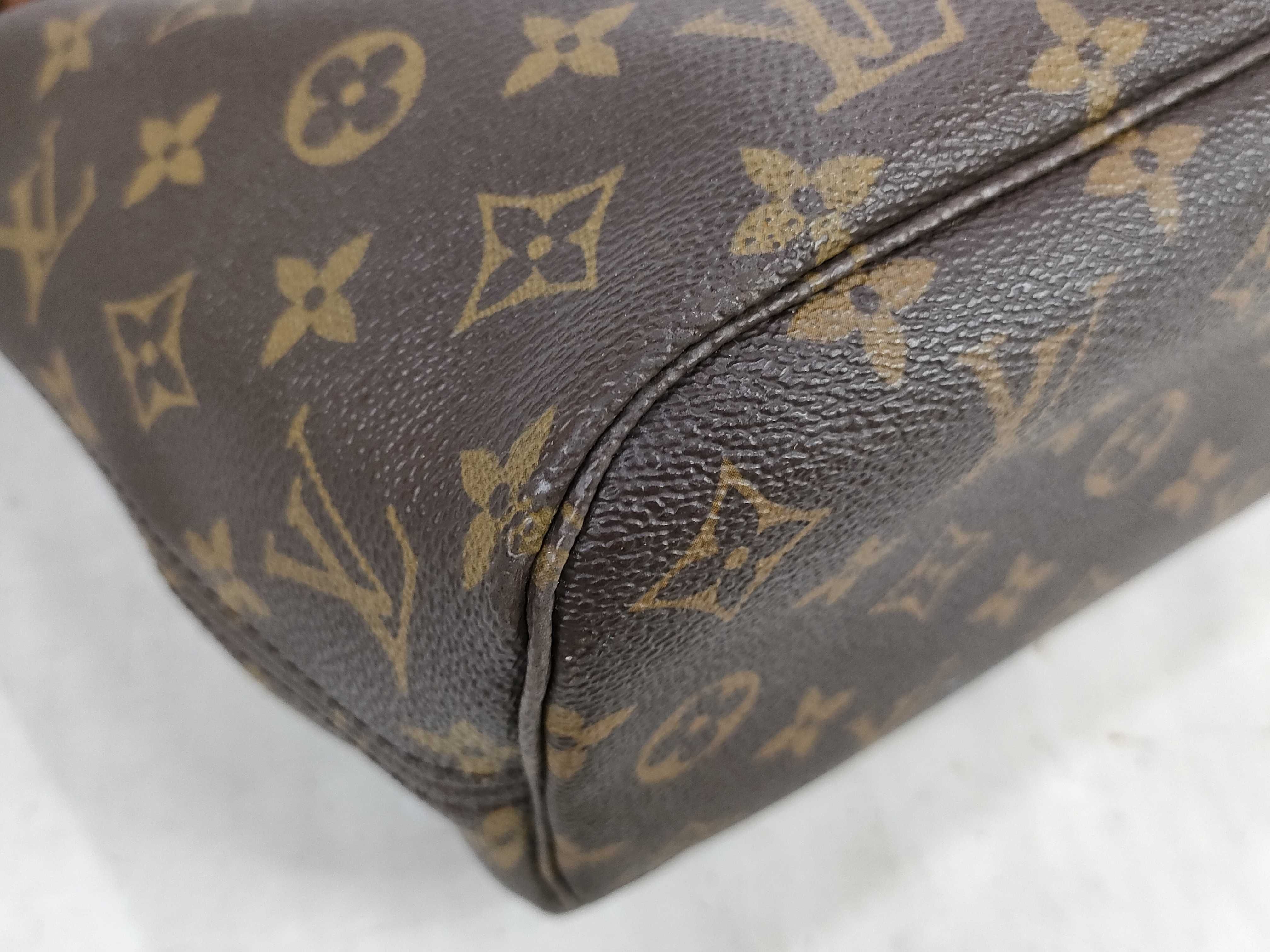 Monogram M40155 Neverfull PM (older model) tote bag (with pen marks inside) — view 7