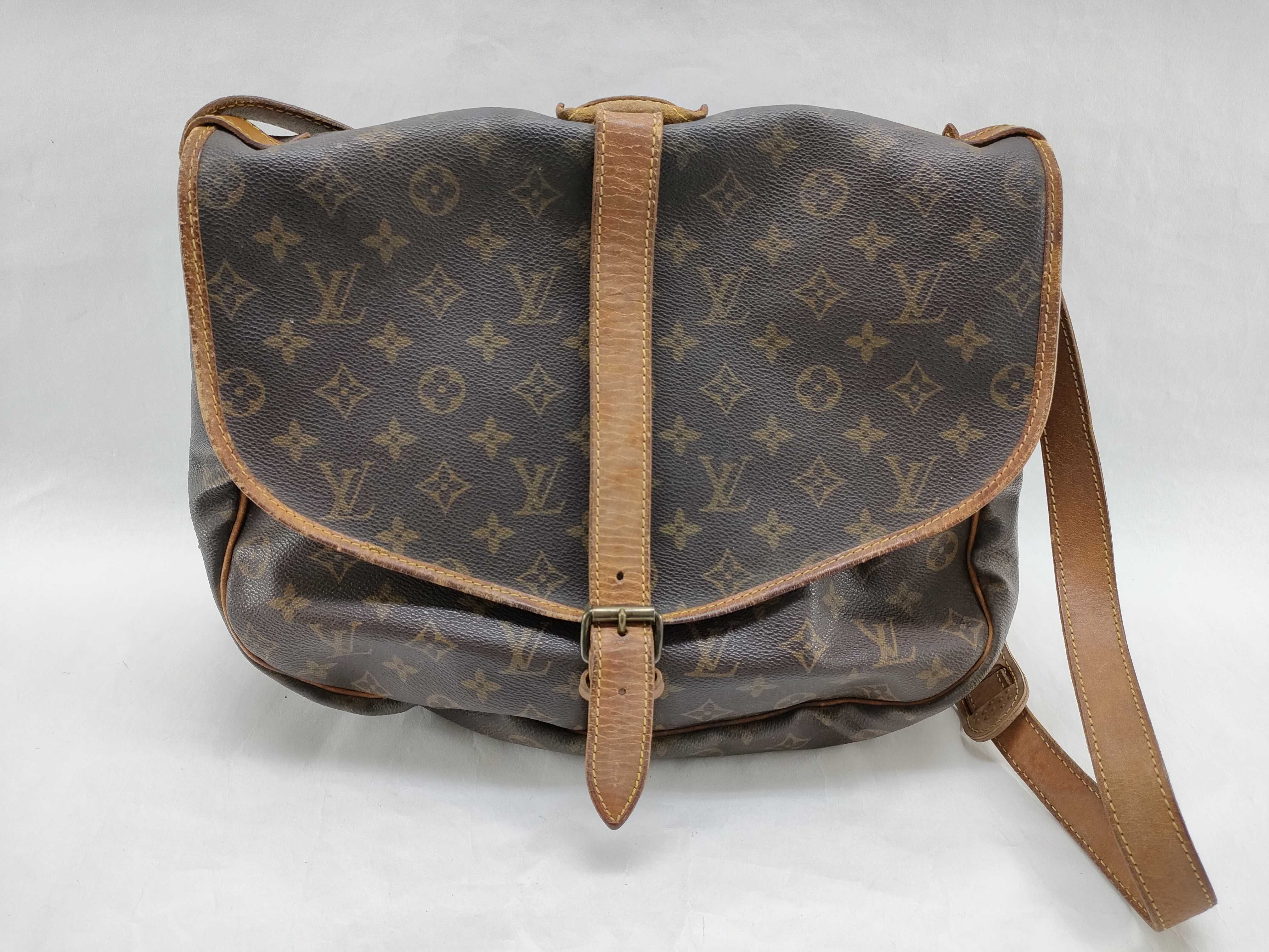 Monogram M42254 Monogram Saumur 35 Shoulder Bag