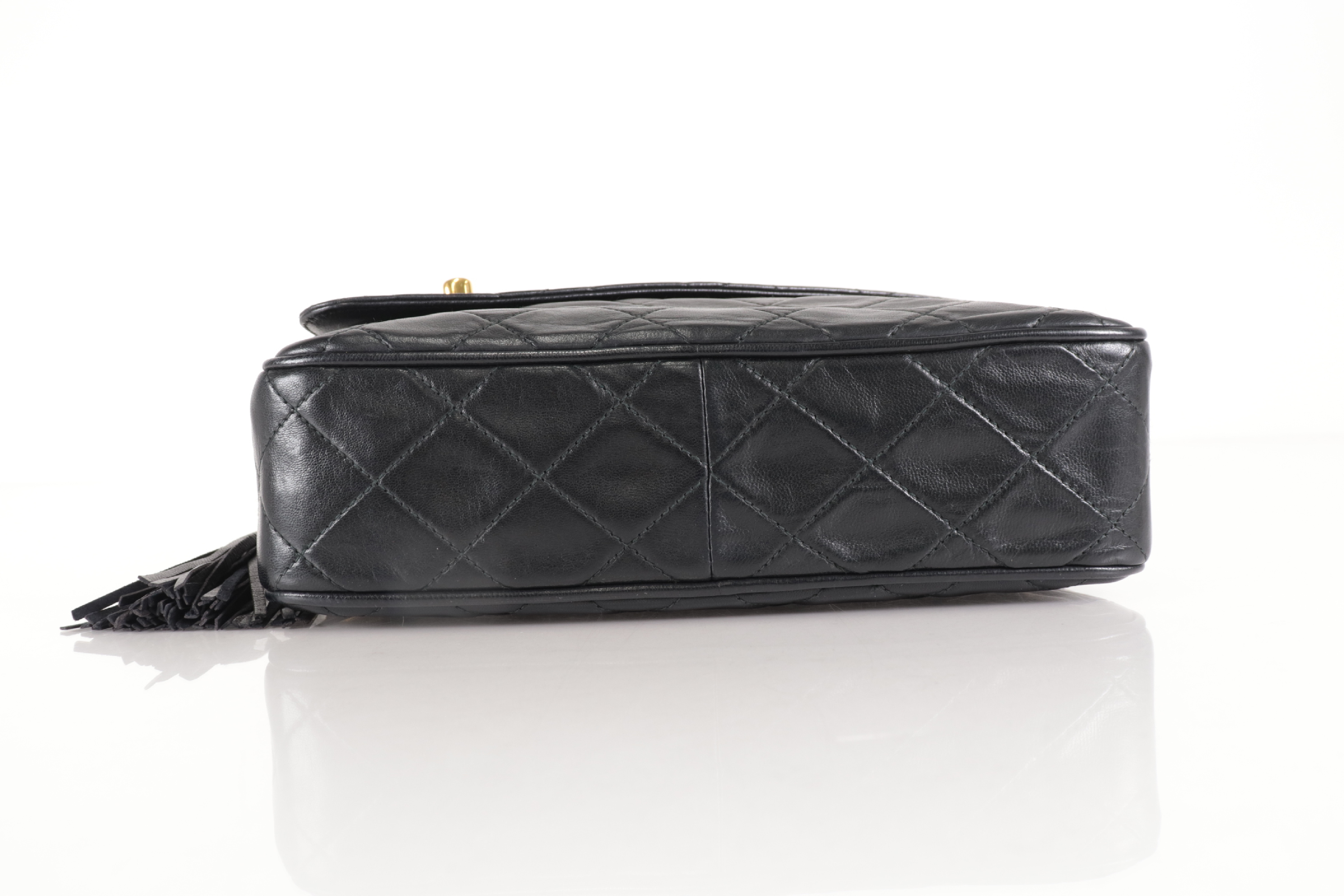 Matelassé Lambskin Fringe Jewel Chain Shoulder Bag (Series 2) — view 6