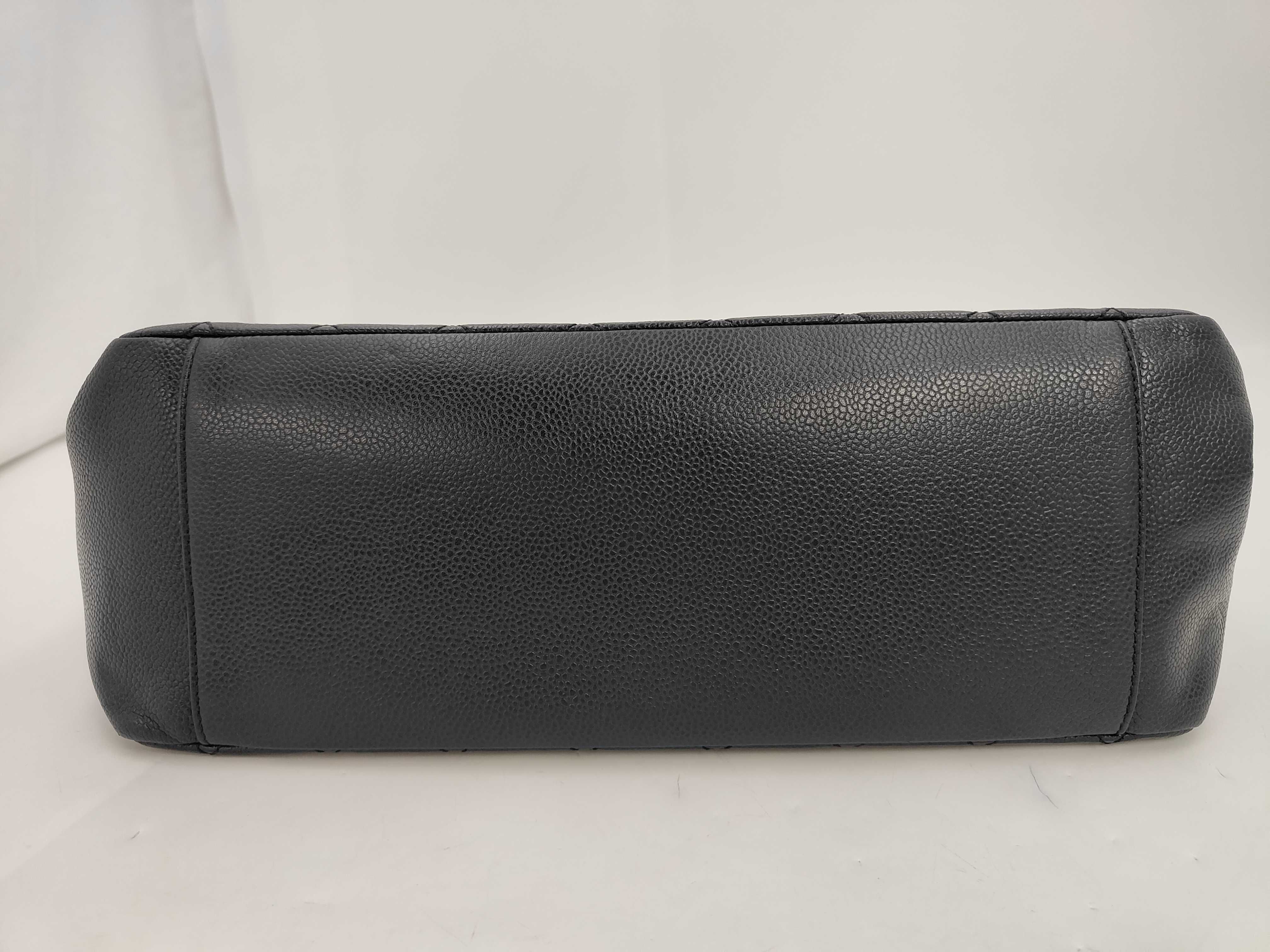 Matelasse GST caviar skin tote bag black tote bag — view 7