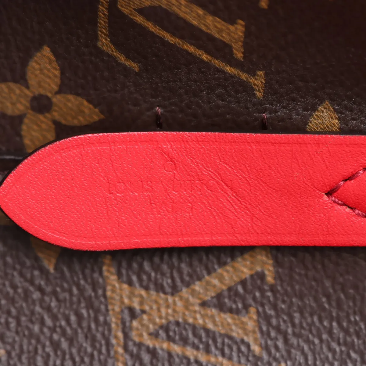 Monogram NeoNoe M44021 Red x Brown (RFID detected) — view 9