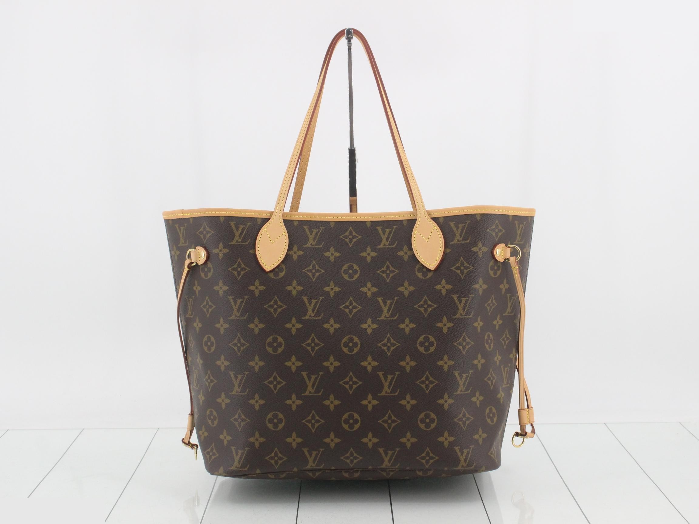 M46987 Neverfull MM Cerise with pouch, unused. — view 2