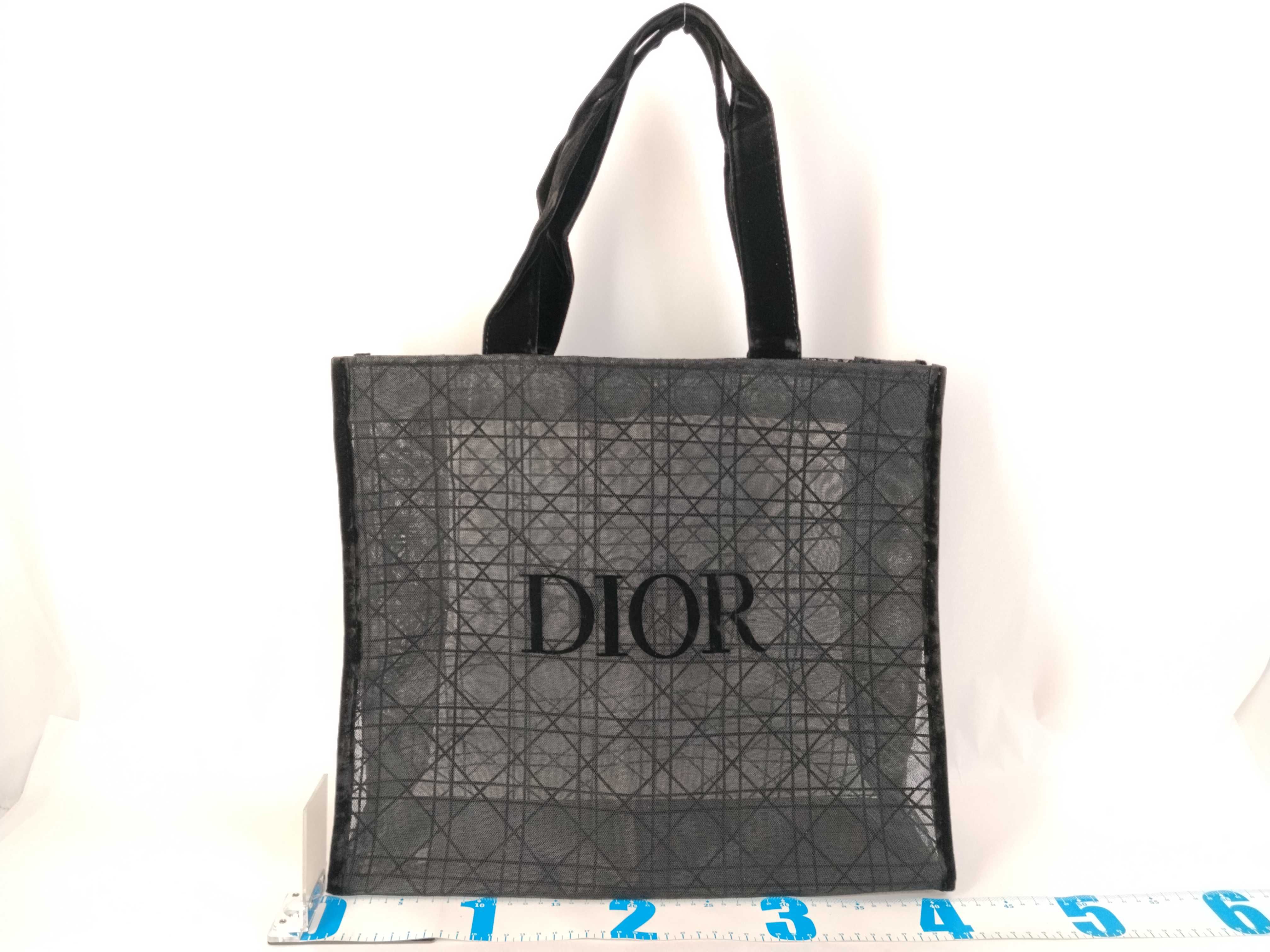Christian Tote Bag Christian Dior Mesh Tote Novelty Tote Bag — view 2
