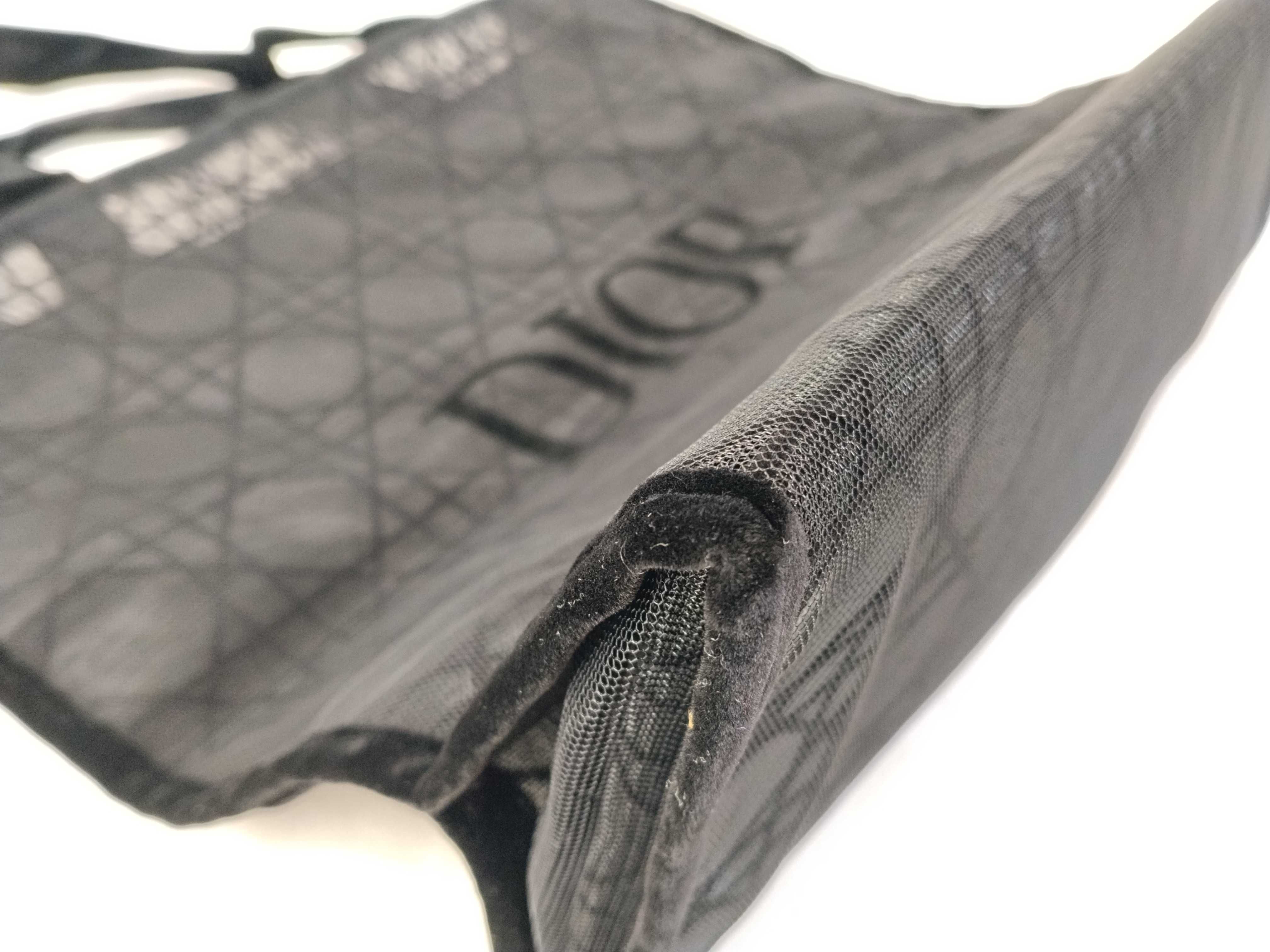 Christian Tote Bag Christian Dior Mesh Tote Novelty Tote Bag — view 6