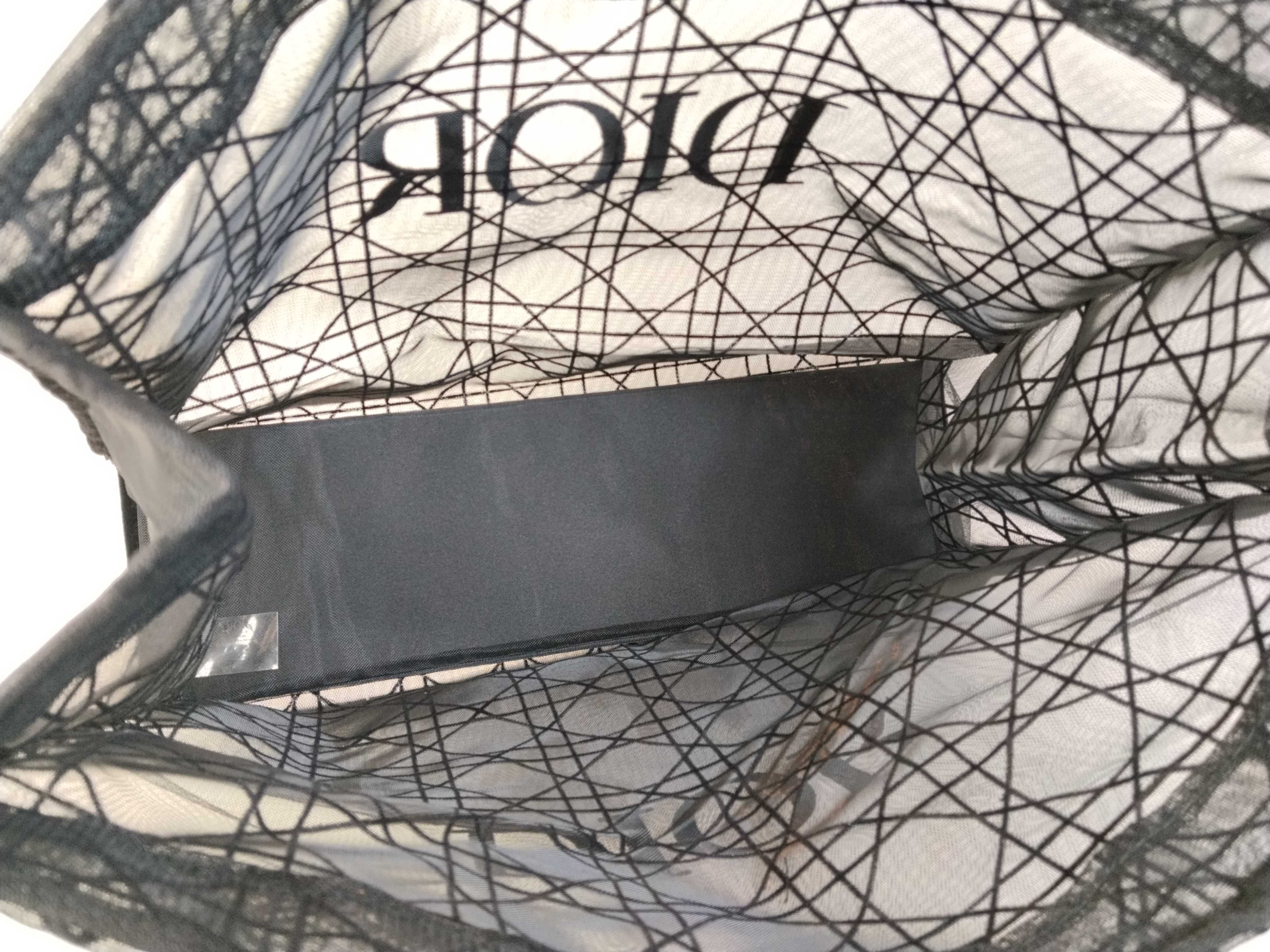 Christian Tote Bag Christian Dior Mesh Tote Novelty Tote Bag — view 8