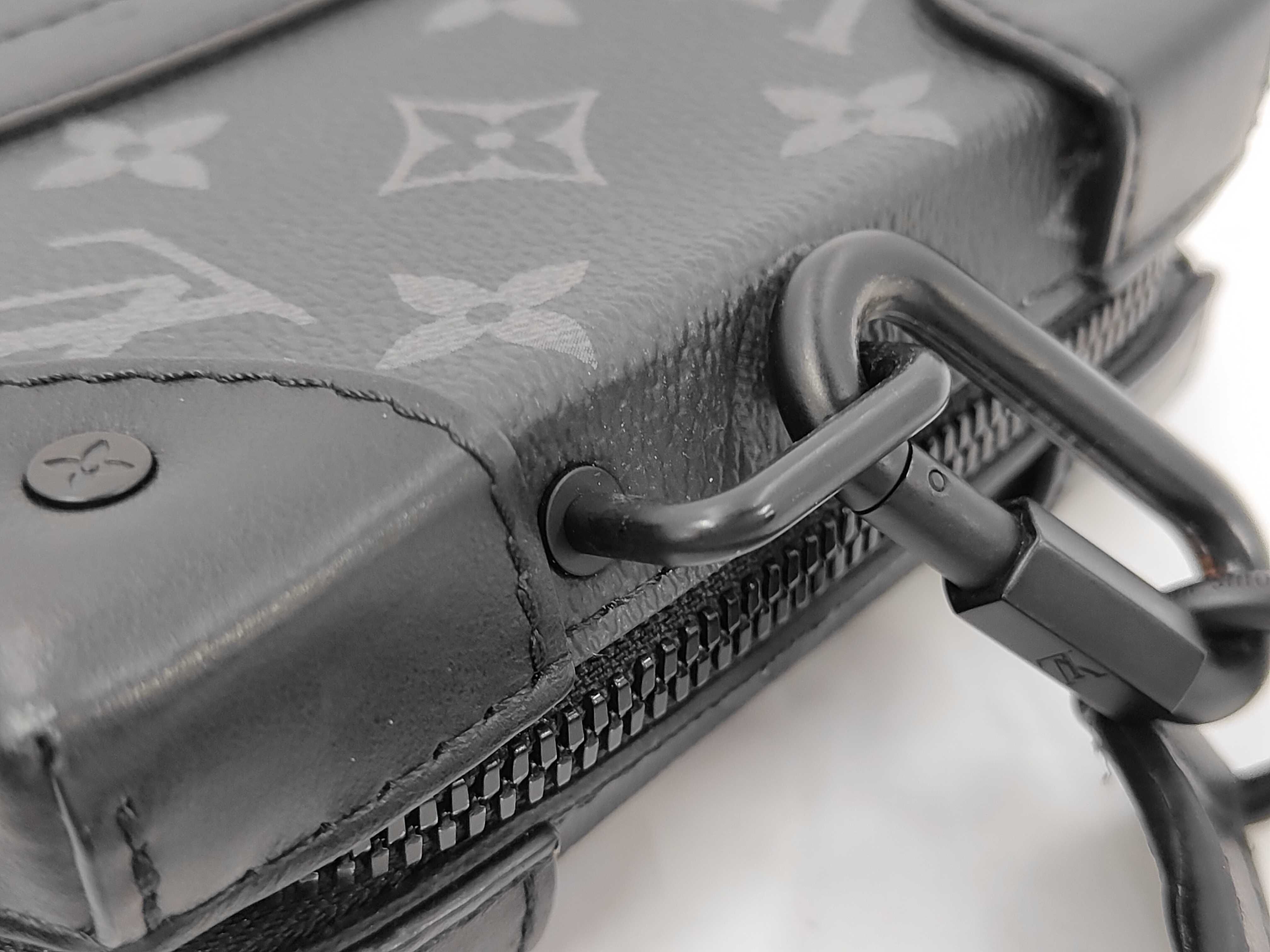 Monogram Eclipse Soft Trunk Wallet Shoulder Bag — view 7