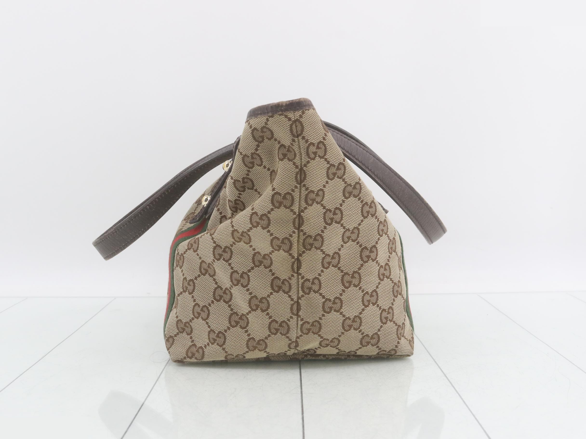 GG Canvas Sherry Line Tote Bag — view 3