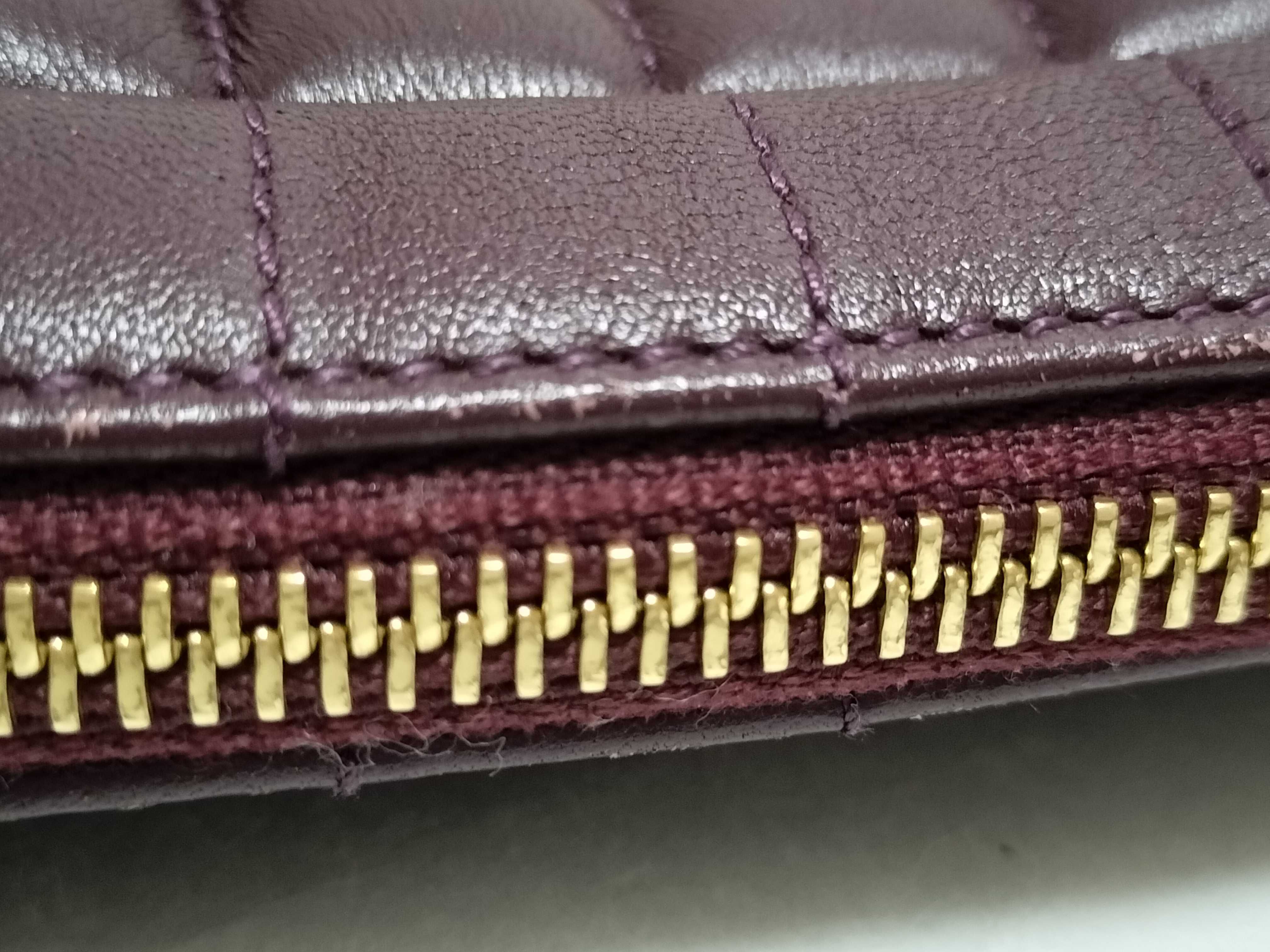BAG LONDON LOLA LEATHER CHAIN ​​SHOULDER MAROON Shoulder Bag — view 6