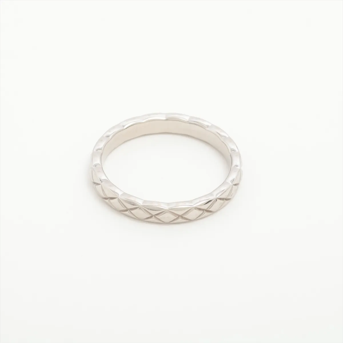 Coco Crush 5P Ring, Pt950, 4.0g, Size 51, FE1733, Metal wear. — view 2
