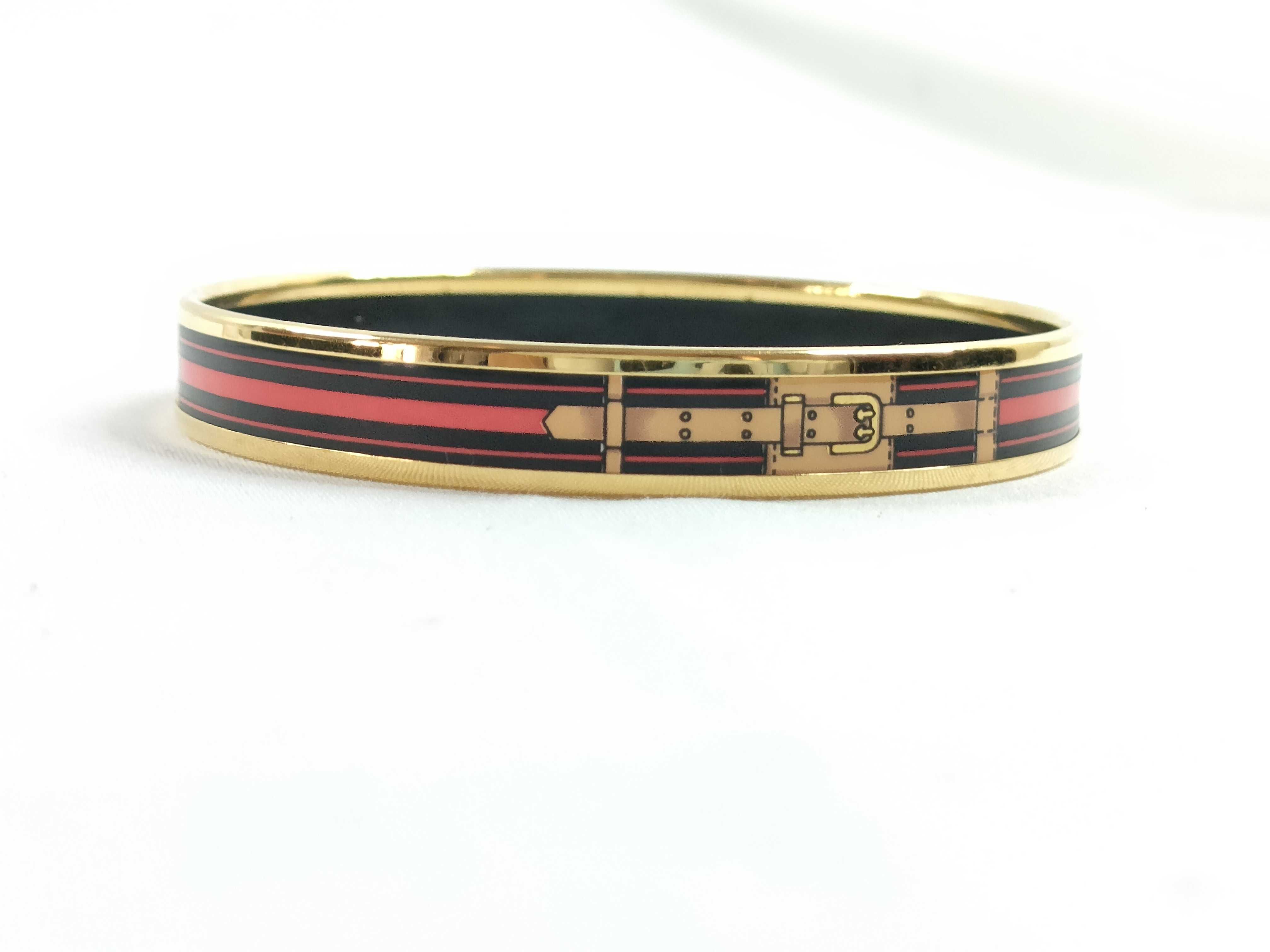 Enamel Bangle Bracelet — view 2