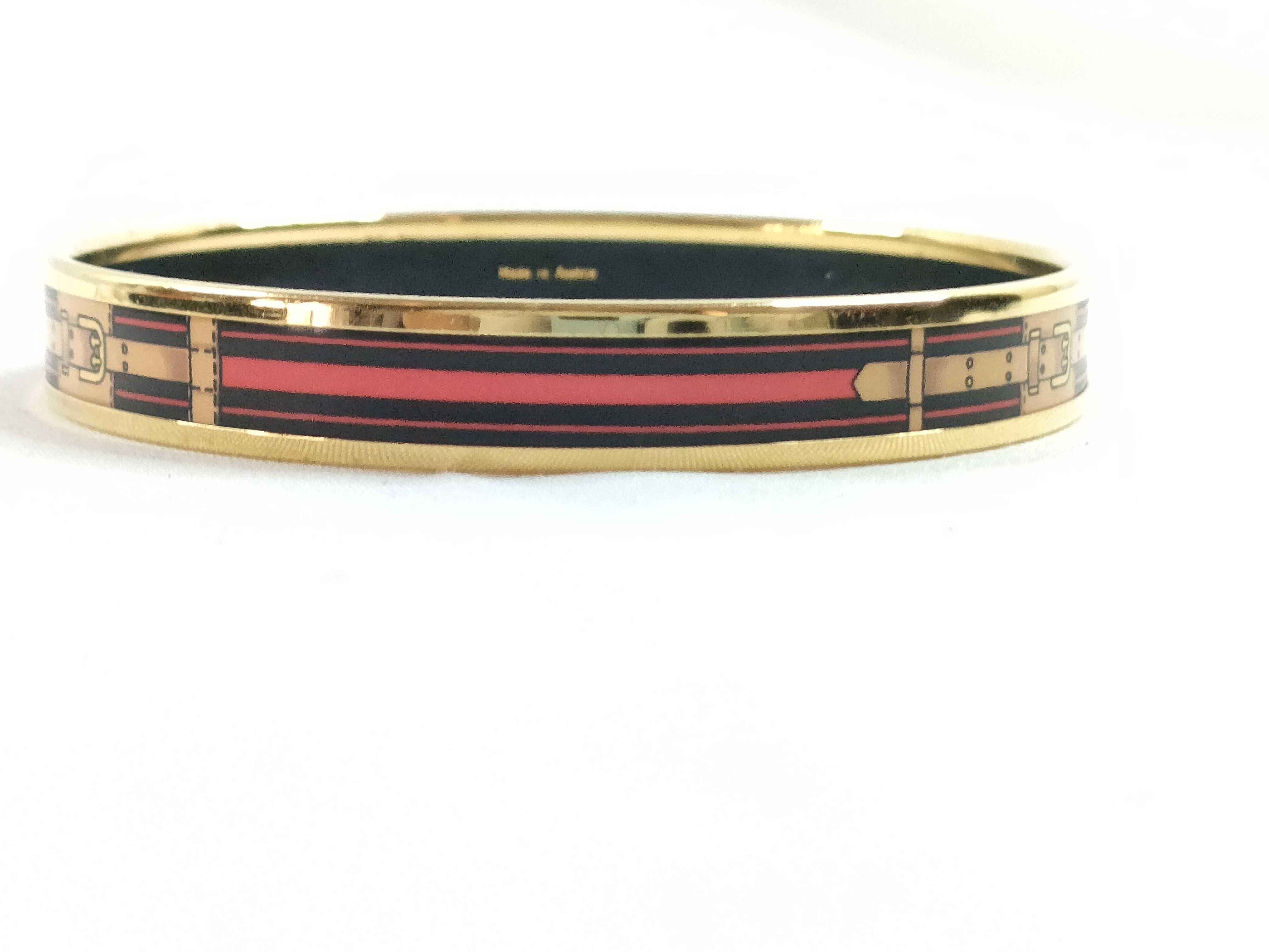 Enamel Bangle Bracelet — view 3