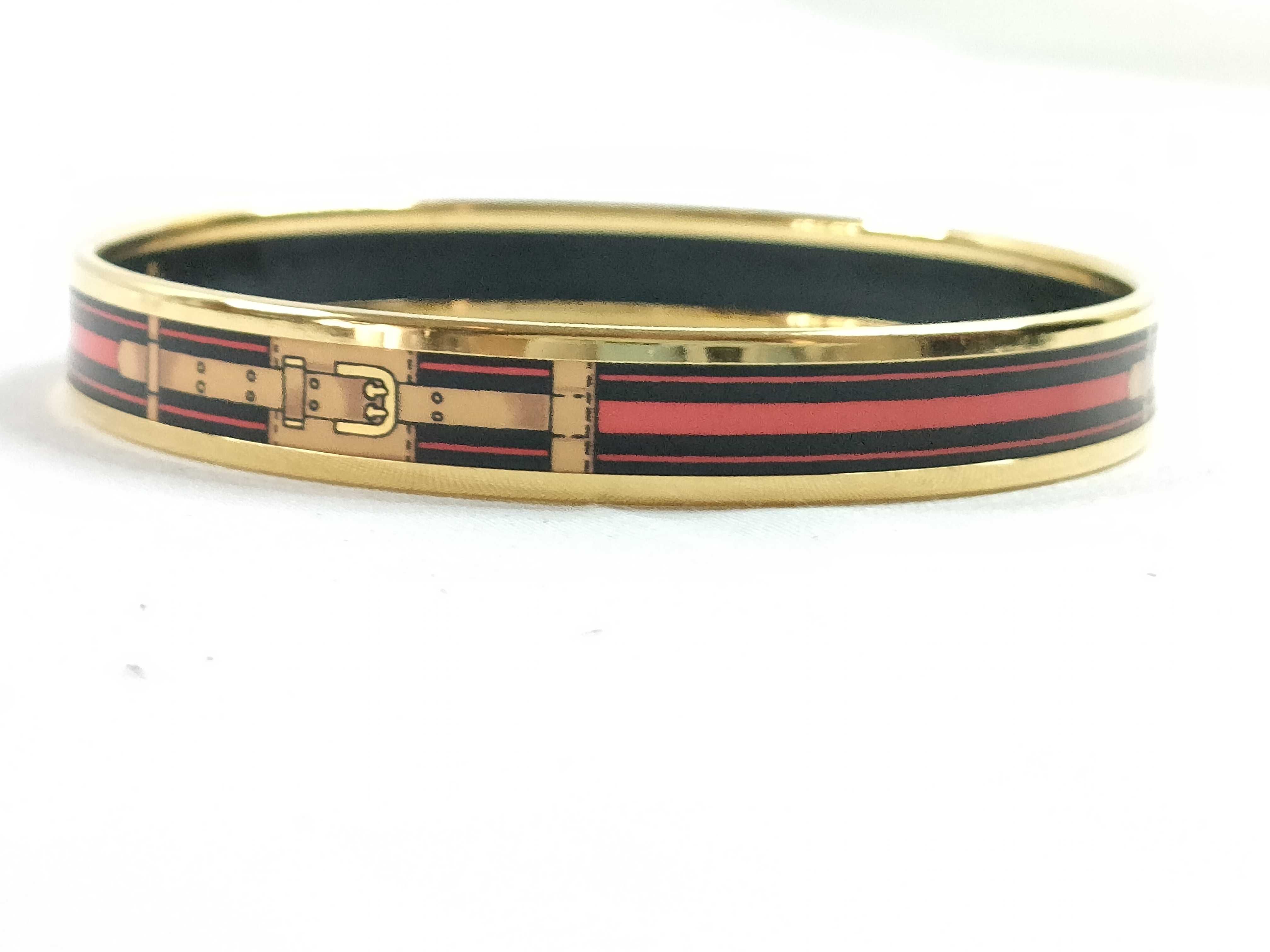 Enamel Bangle Bracelet — view 4