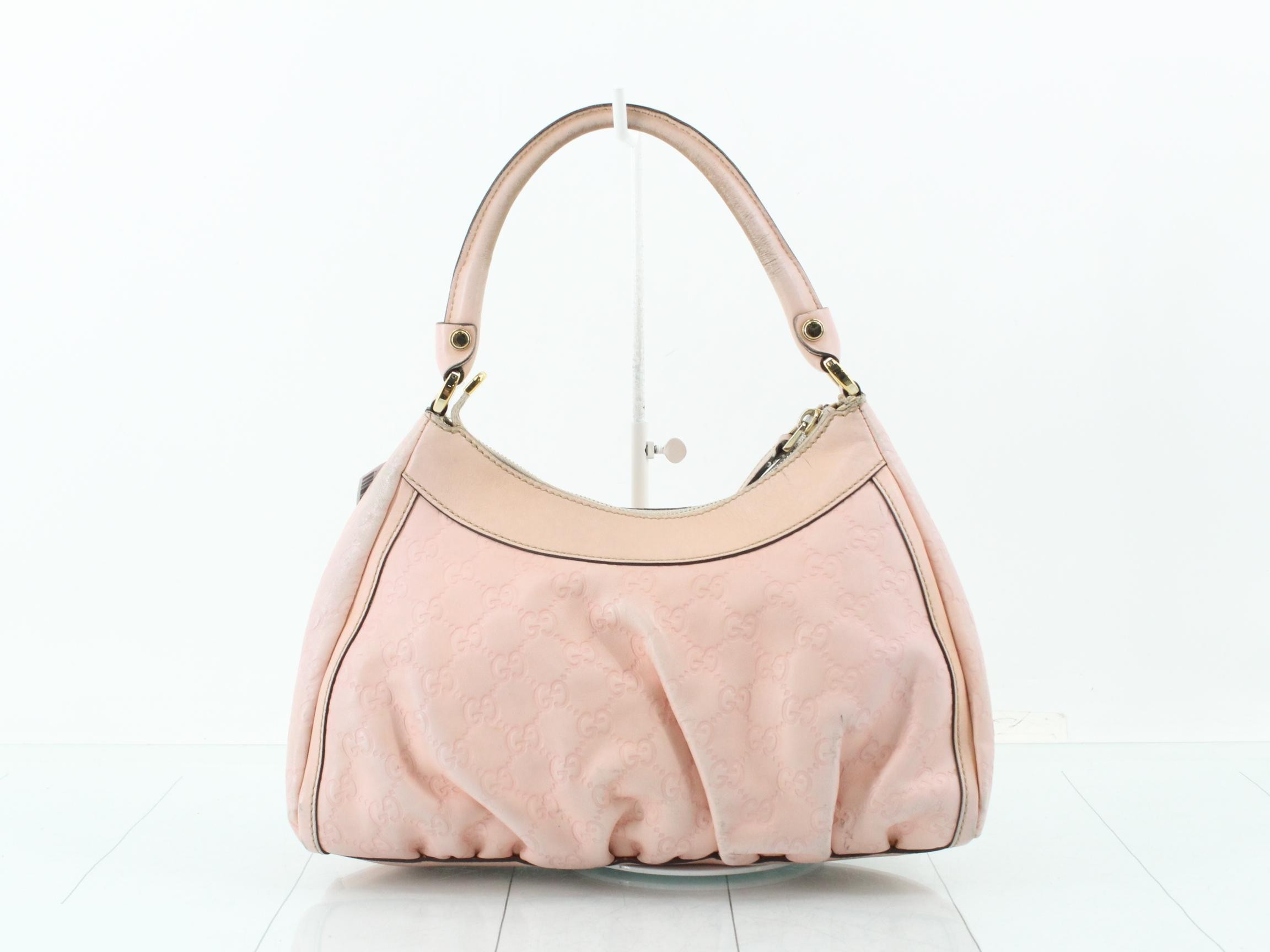 Abbey GG Shima Leather One-Shoulder Bag Handbag 190525 — view 2