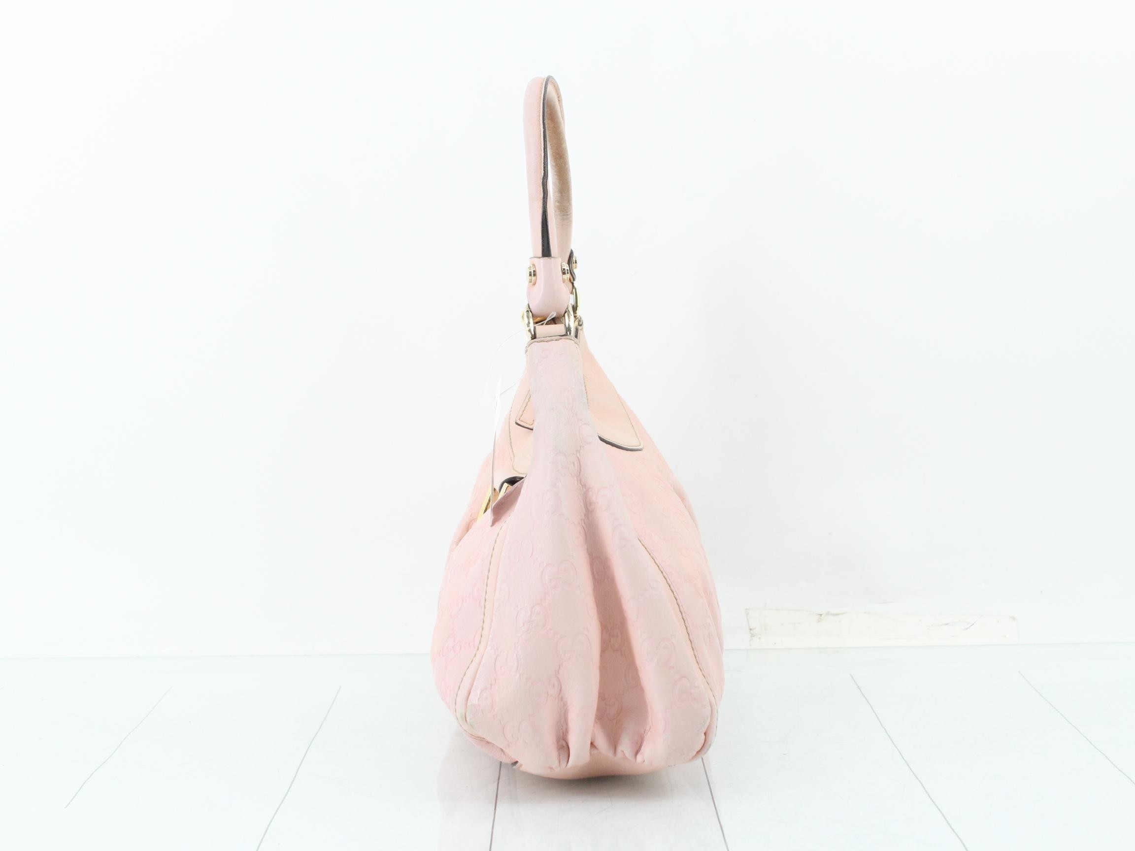 Abbey GG Shima Leather One-Shoulder Bag Handbag 190525 — view 3