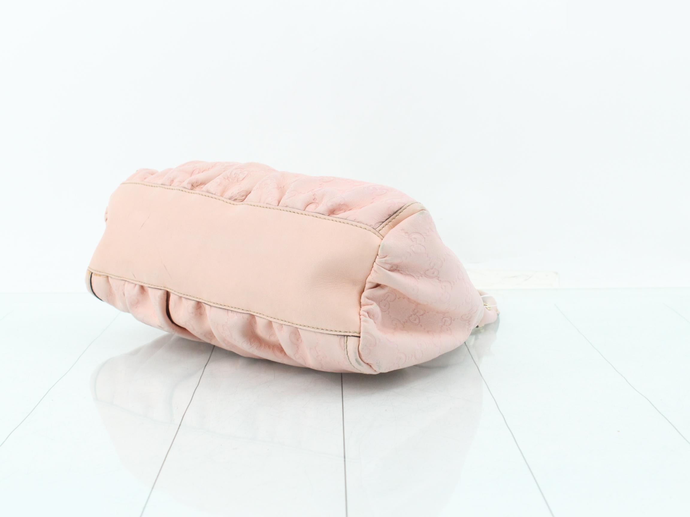 Abbey GG Shima Leather One-Shoulder Bag Handbag 190525 — view 6