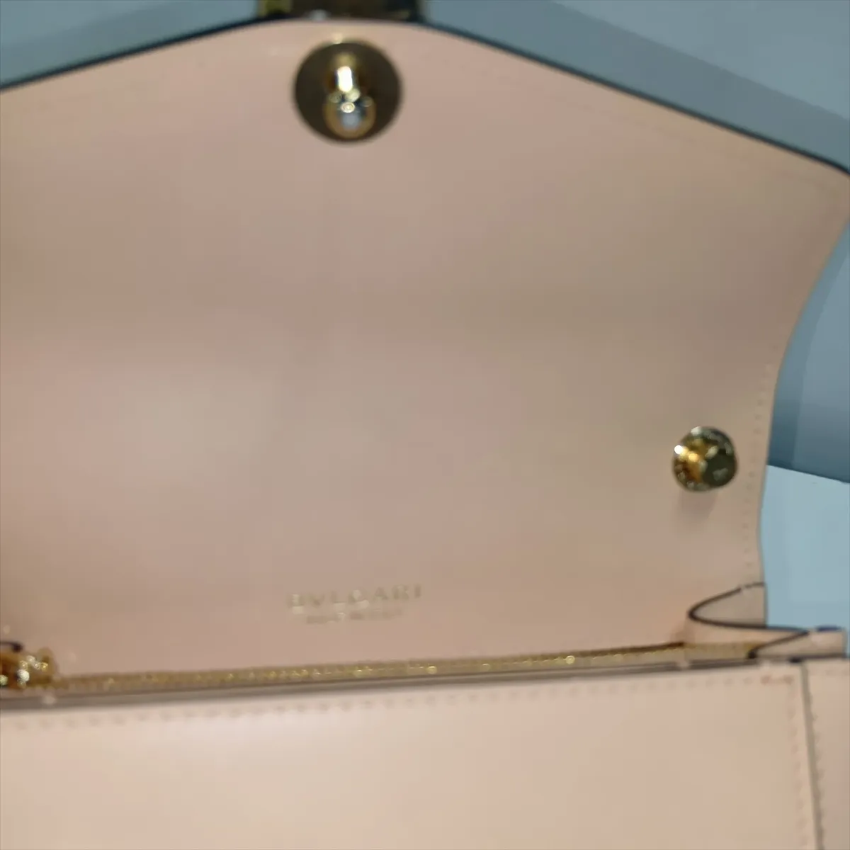 Serpenti Forever Leather Chain Shoulder Bag, Pink — view 14