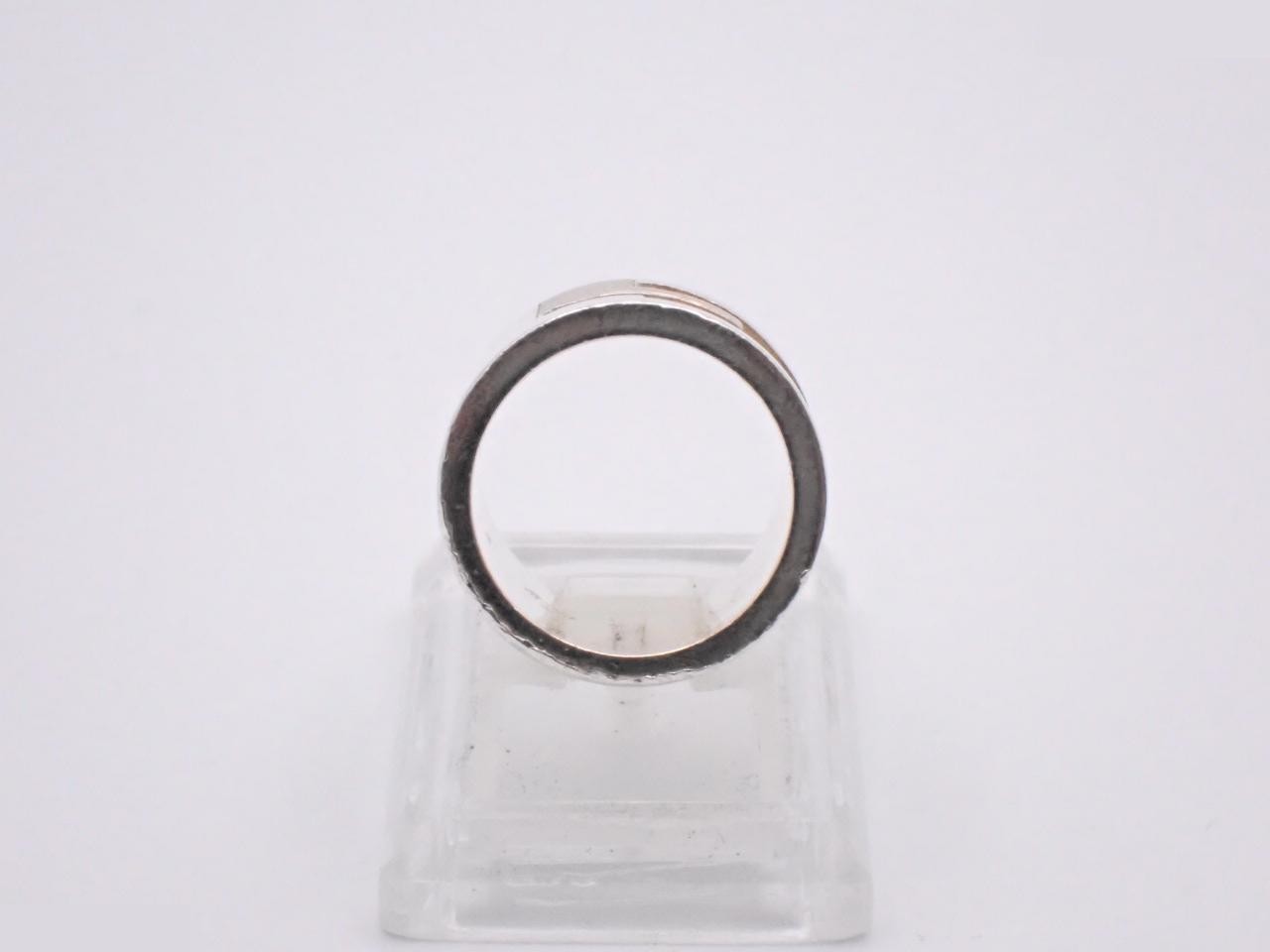 ring, SV (Silver), G logo, 925 sterling silver, 10.6g, size #8.5 — view 3