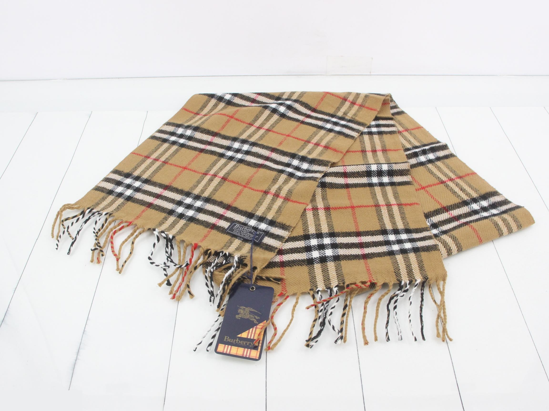 Nova Check Scarf - Brown — view 2