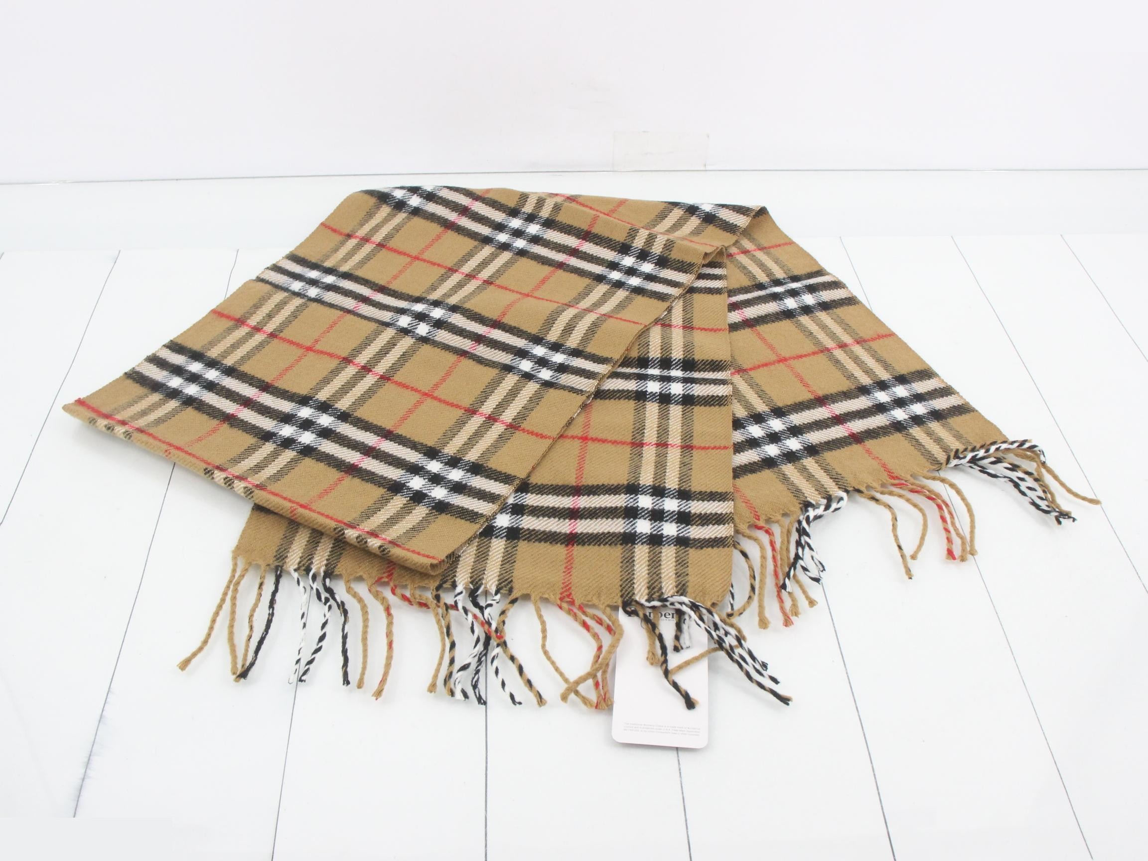 Nova Check Scarf - Brown — view 3