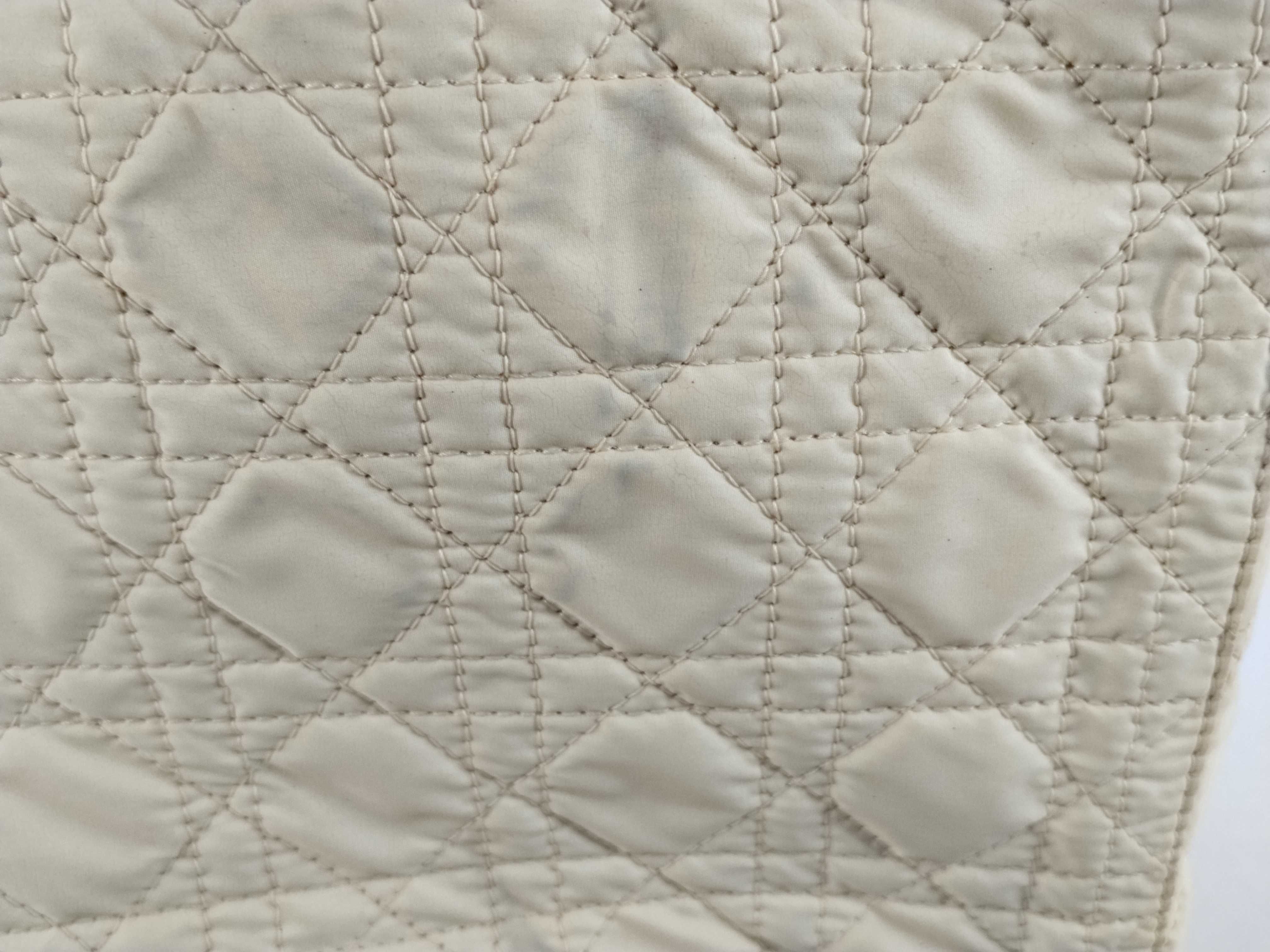 Lady Dior handbag, ivory. — view 14