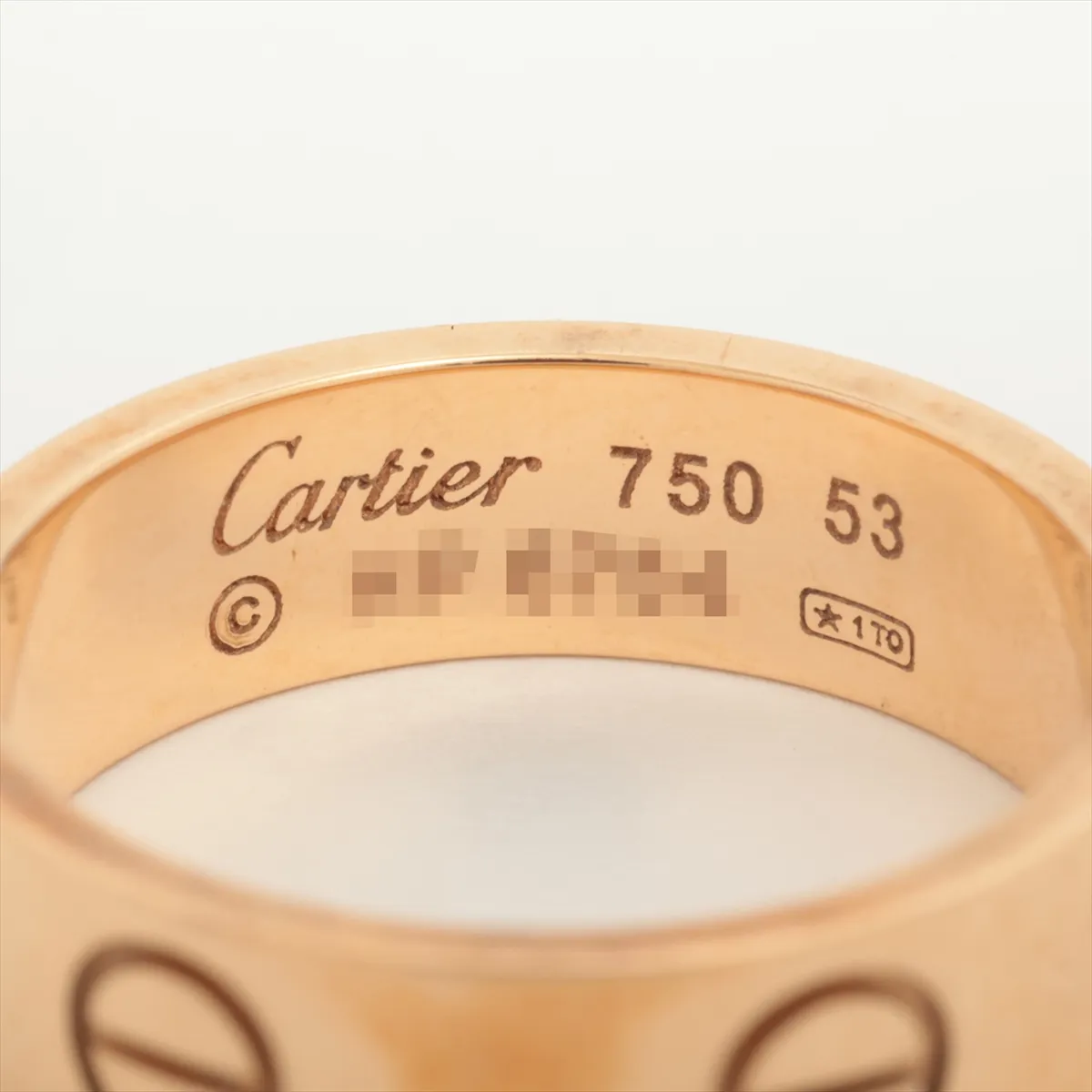 Love Ring 750 (PG) 5.9g Size 53 HP6754 Metal wear B4084853 — view 3