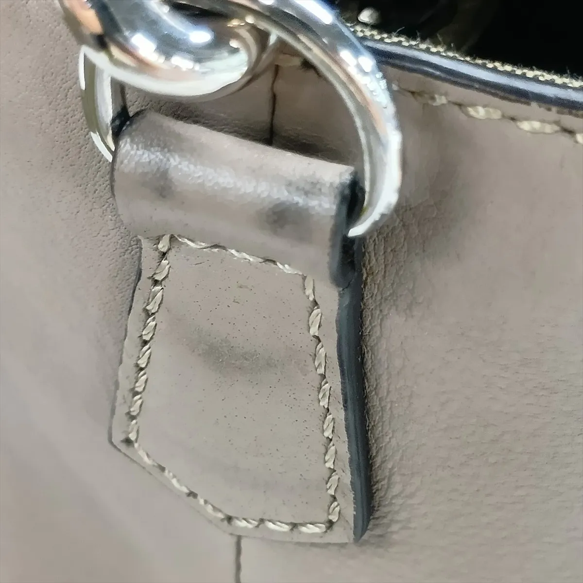 By The Way Medium Leather 2-Way Handbag, Beige, 8BL124 — view 15