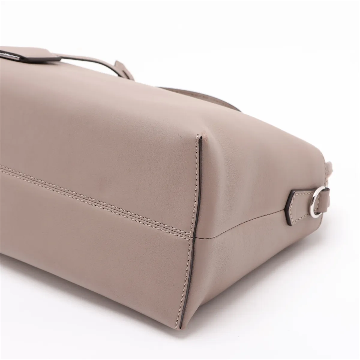 By The Way Medium Leather 2-Way Handbag, Beige, 8BL124 — view 3