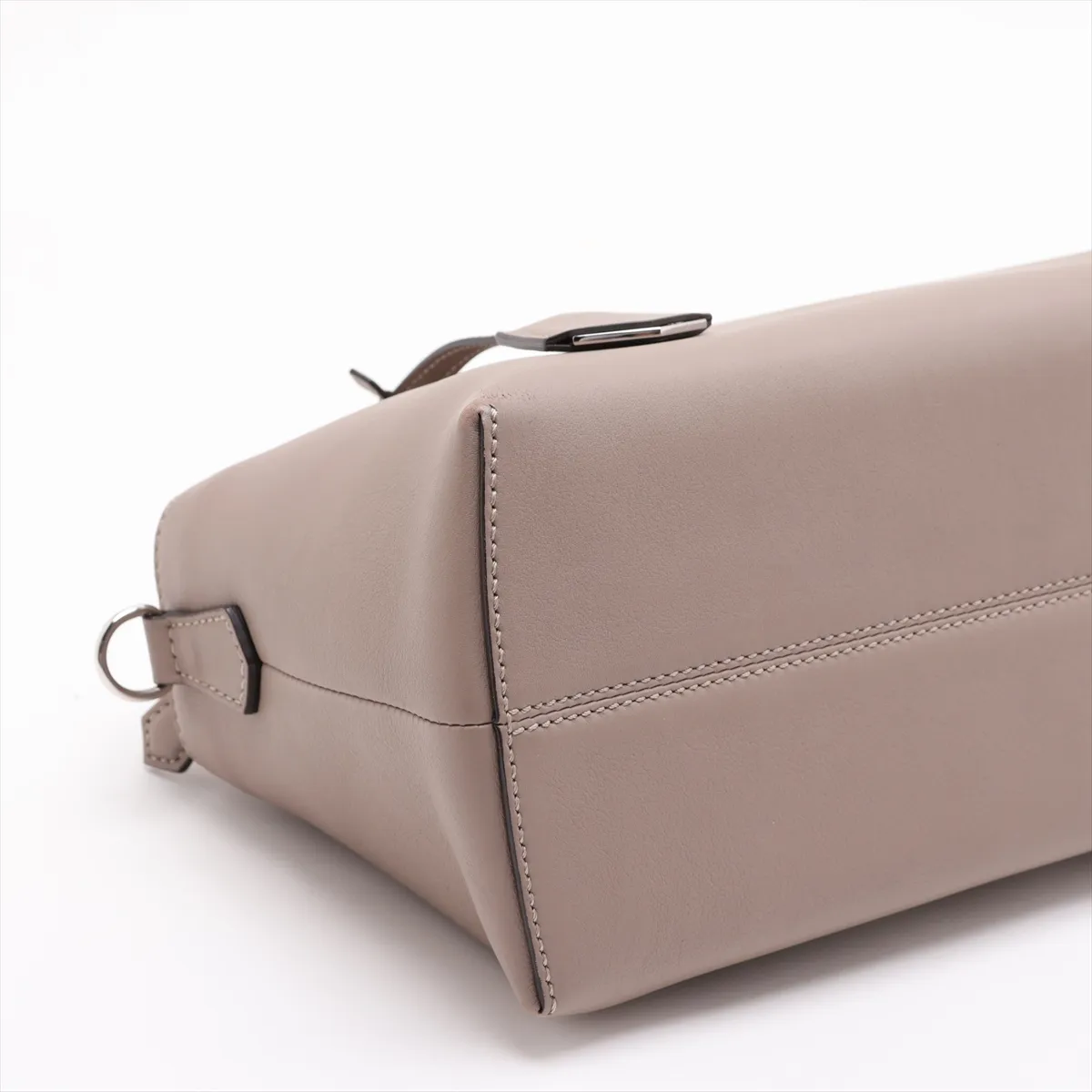 By The Way Medium Leather 2-Way Handbag, Beige, 8BL124 — view 4