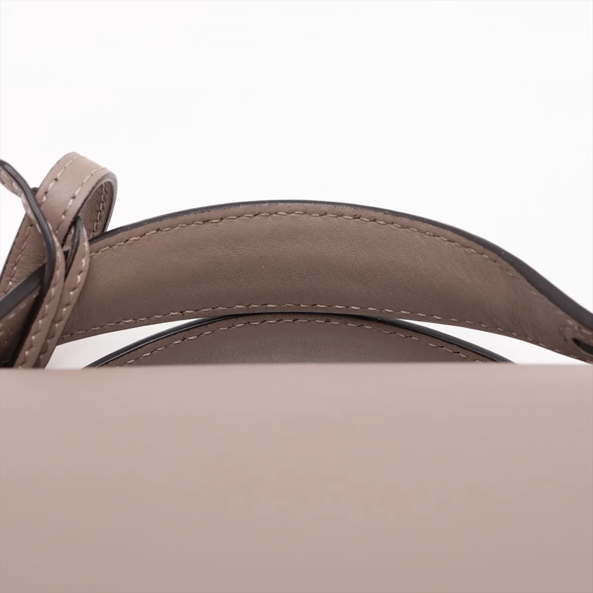 By The Way Medium Leather 2-Way Handbag, Beige, 8BL124 — view 6