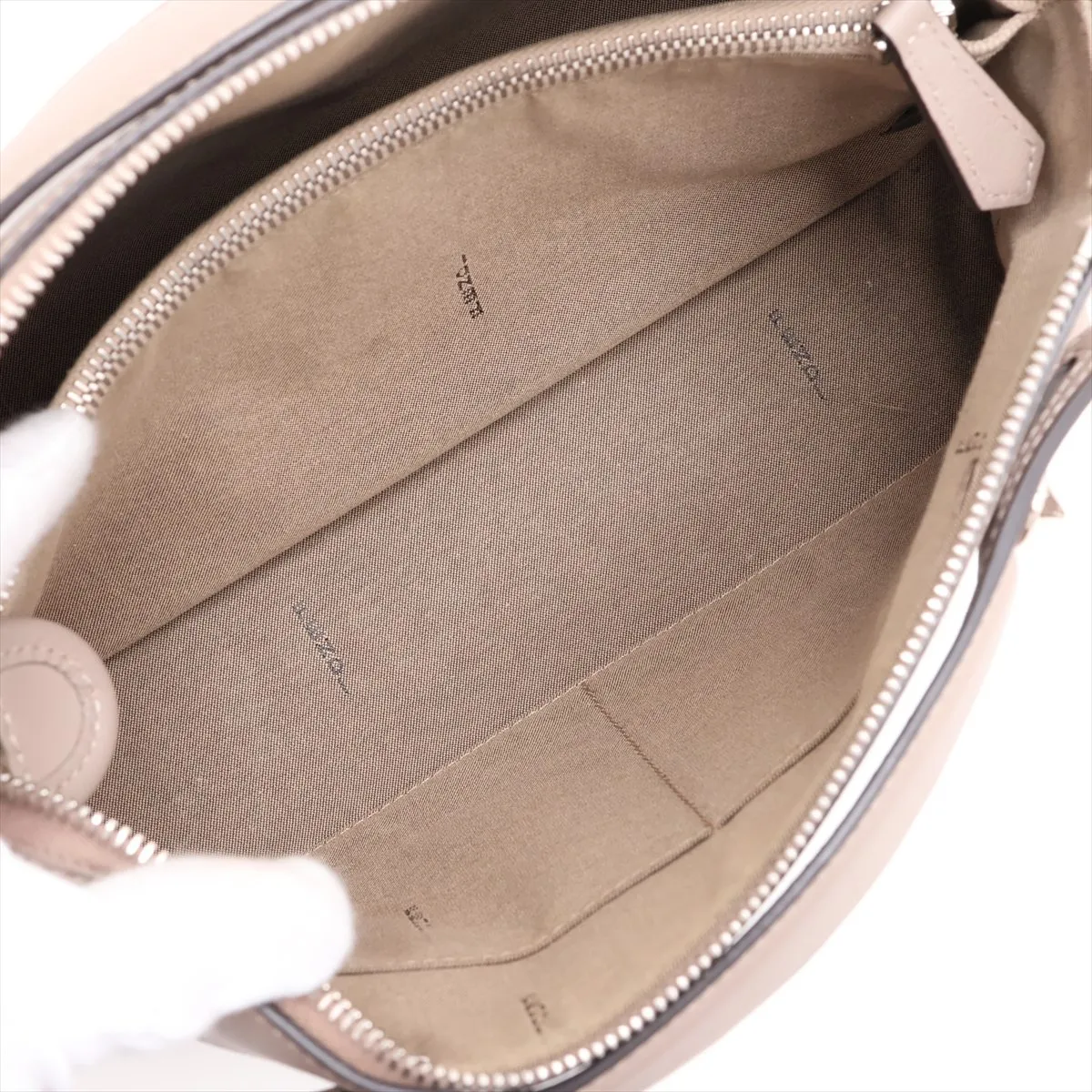By The Way Medium Leather 2-Way Handbag, Beige, 8BL124 — view 8