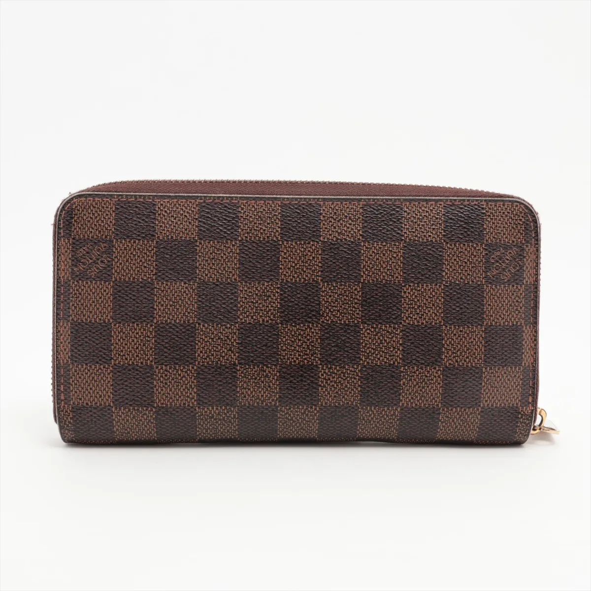 Damier Zippy Wallet N60015 VI4088 Brown Round Zip Wallet — view 2