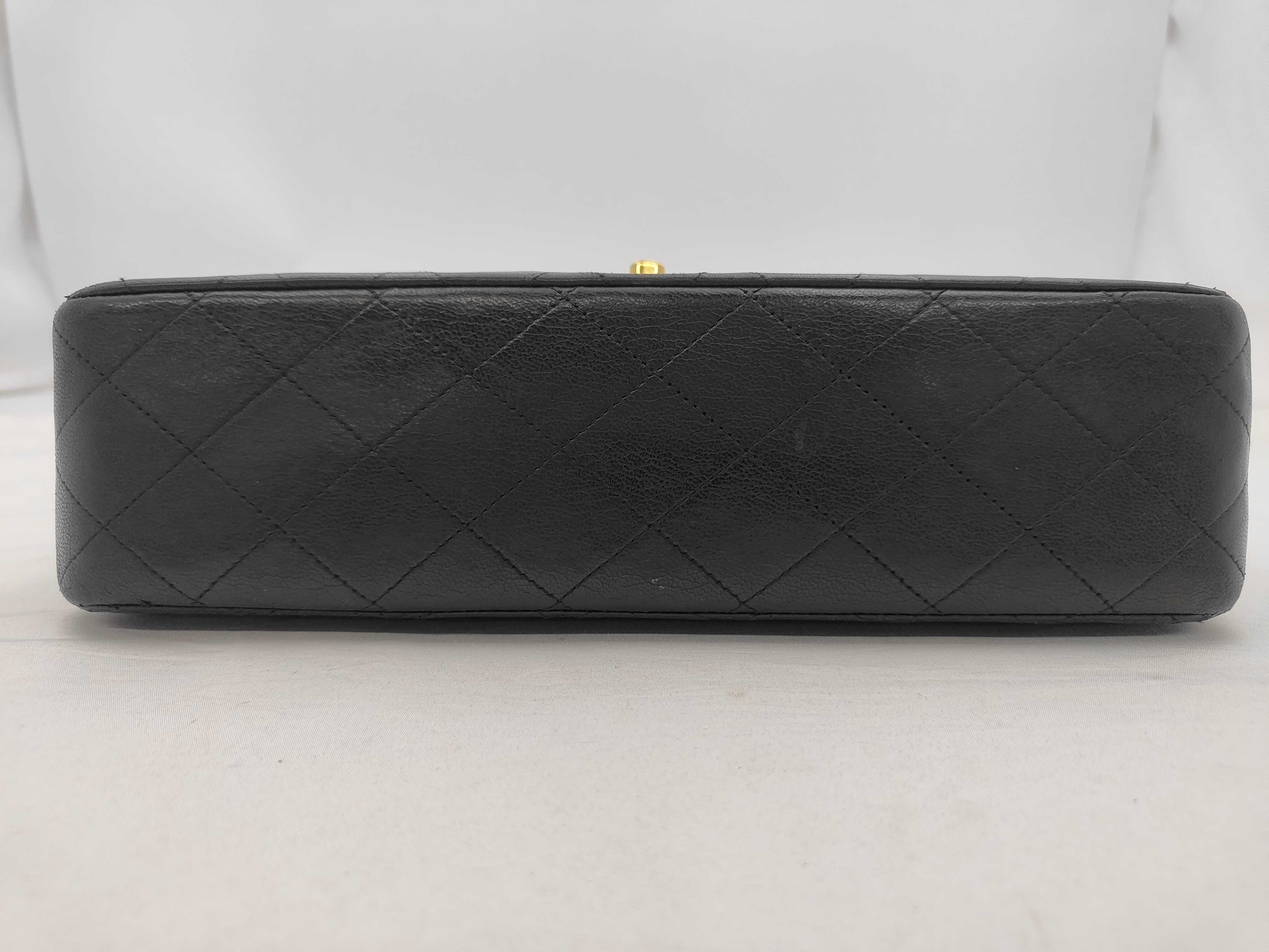Matelassé Lambskin Double Flap Chain Shoulder Bag (with seal) — view 7