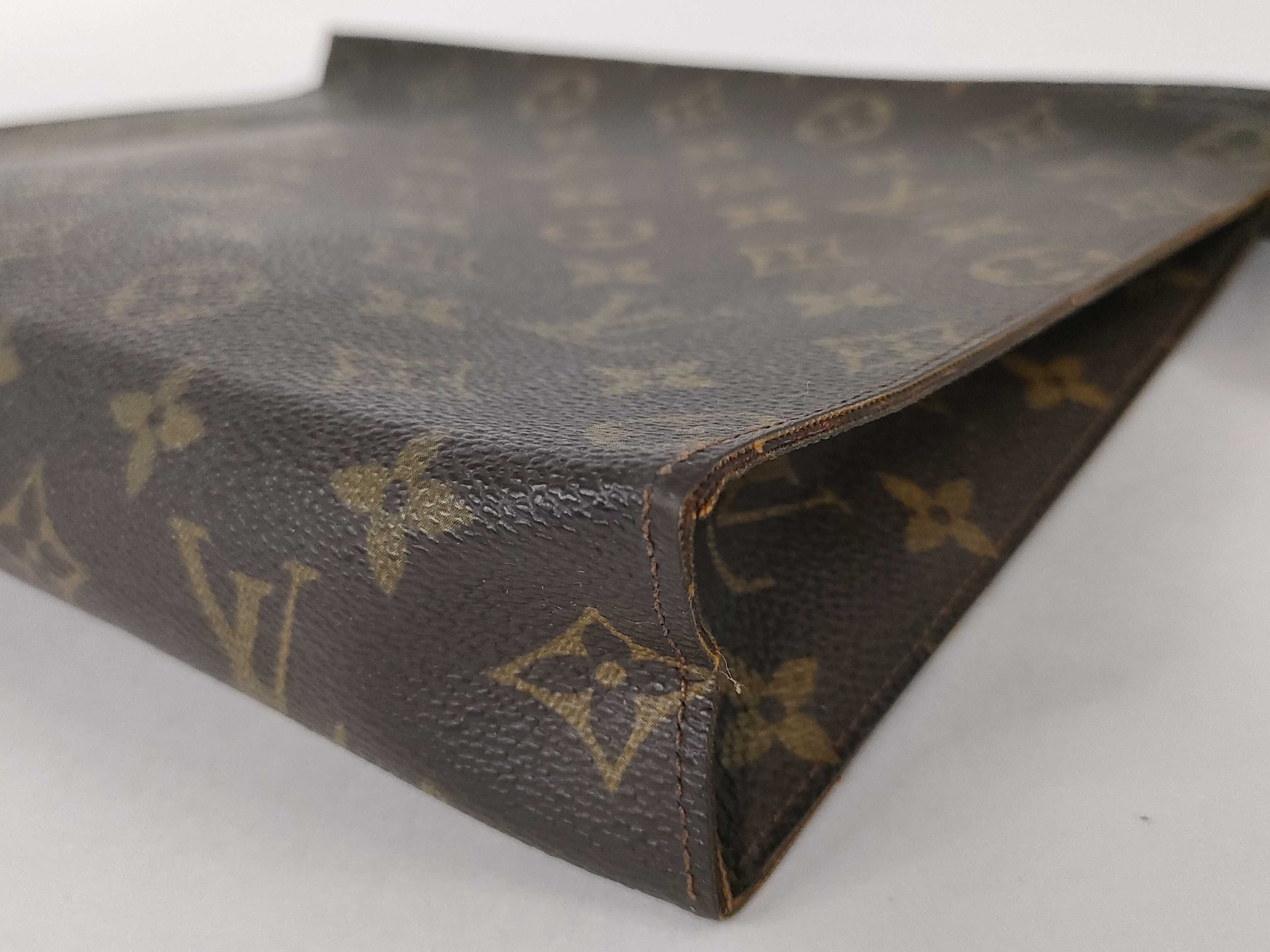 Monogram Louis Vuitton M47542 Pochette Toilette 25 size 884AN Pouch — view 3
