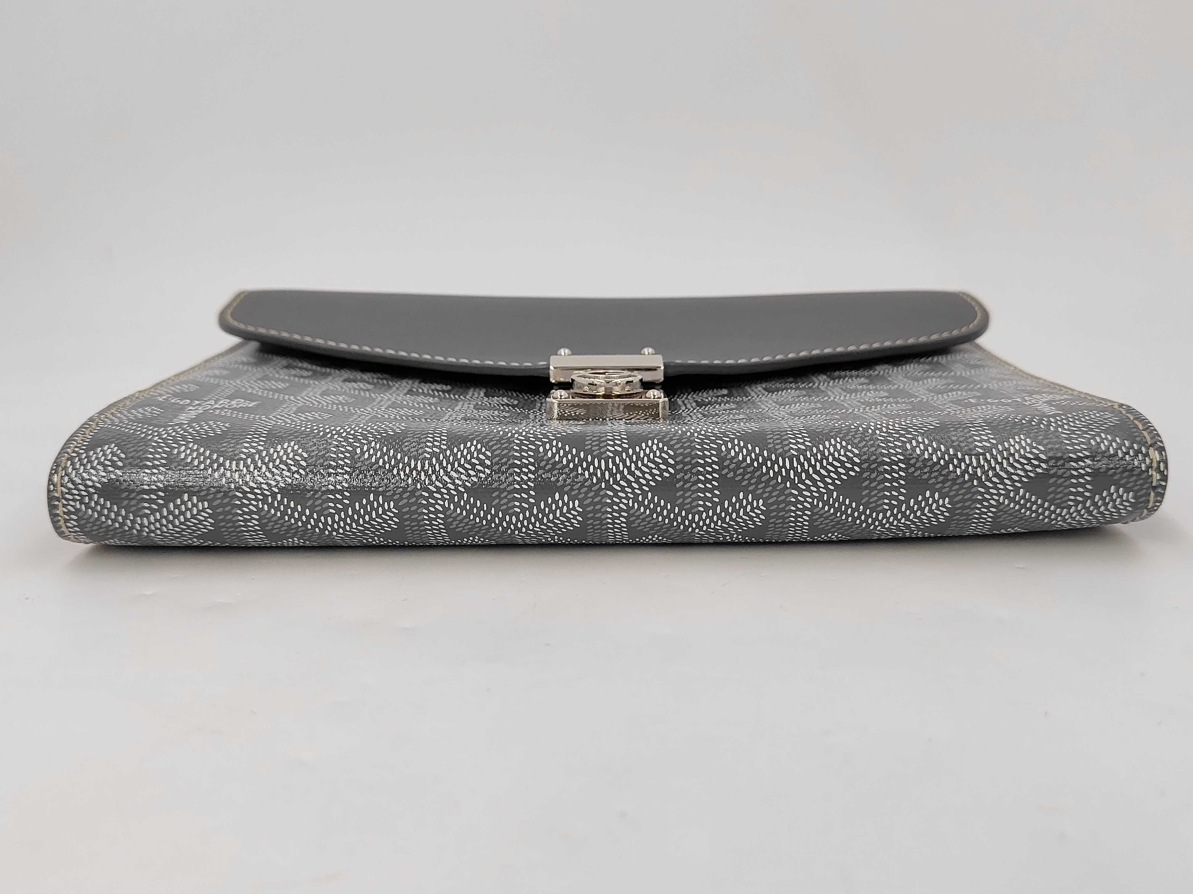 Sofia Shoulder Bag, Gray, with Box, Strap, and Dust Bag. — view 5