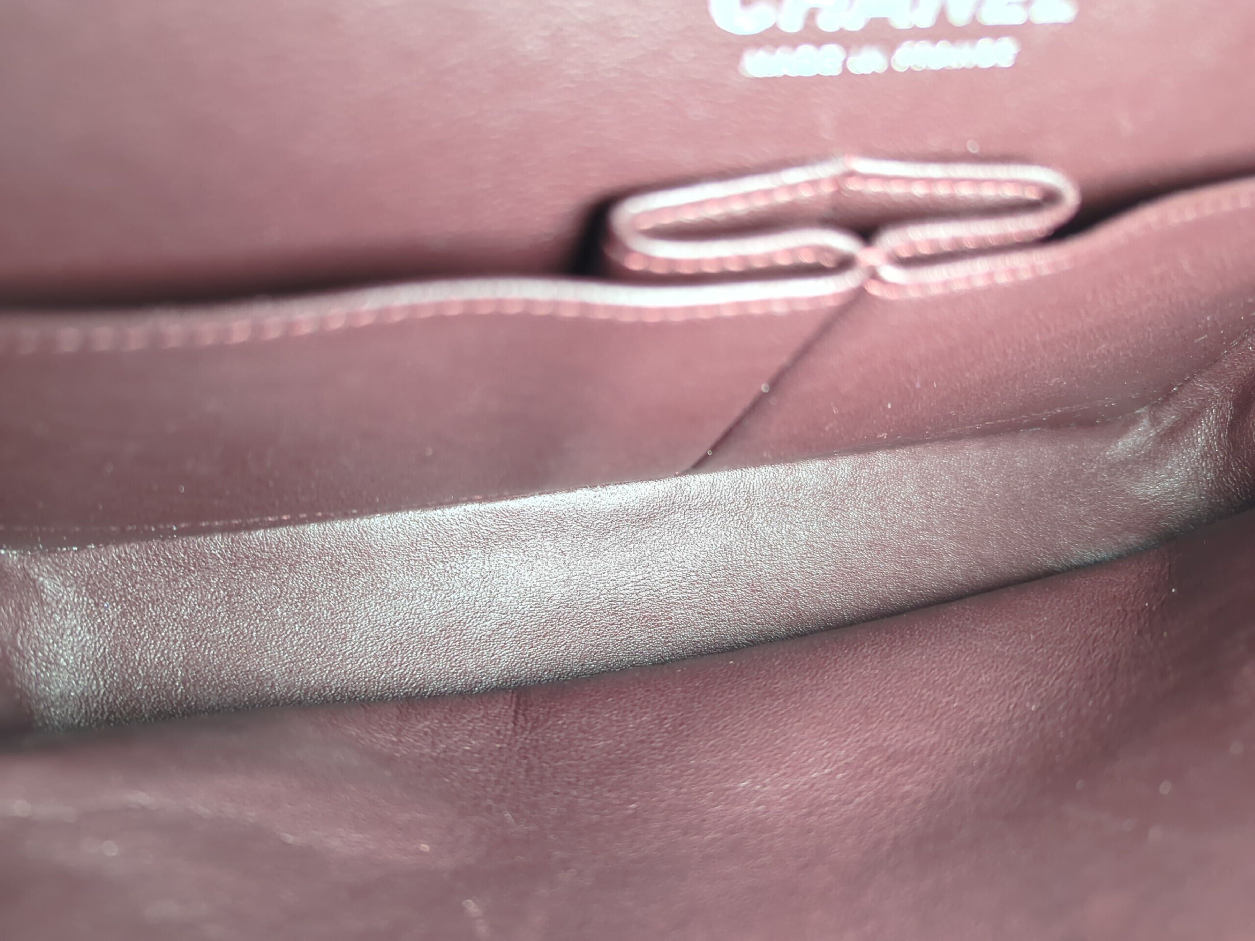 Lambskin Matelassé Double Flap 25 Black Silver Hardware Serial Number 21-series Shoulder Bag — view 11