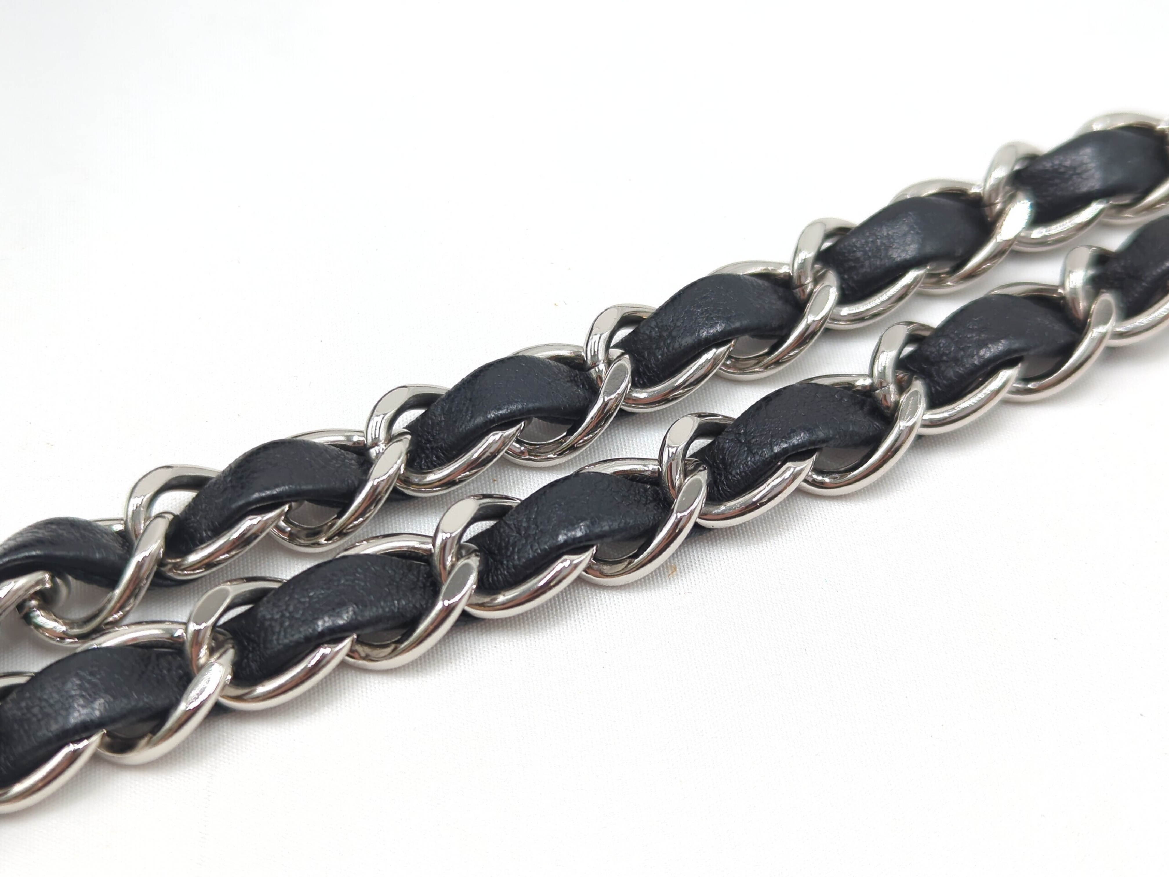 Lambskin Matelassé Double Flap 25 Black Silver Hardware Serial Number 21-series Shoulder Bag — view 7