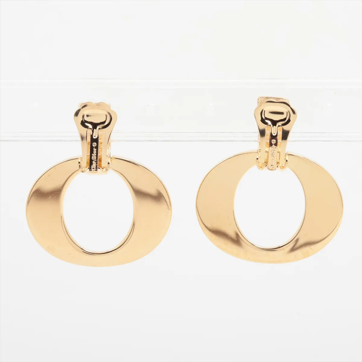 earrings (for both ears), GP gold, — view 2