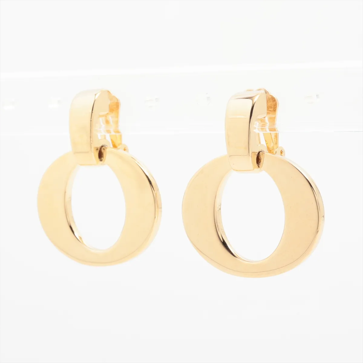 earrings (for both ears), GP gold, — view 3