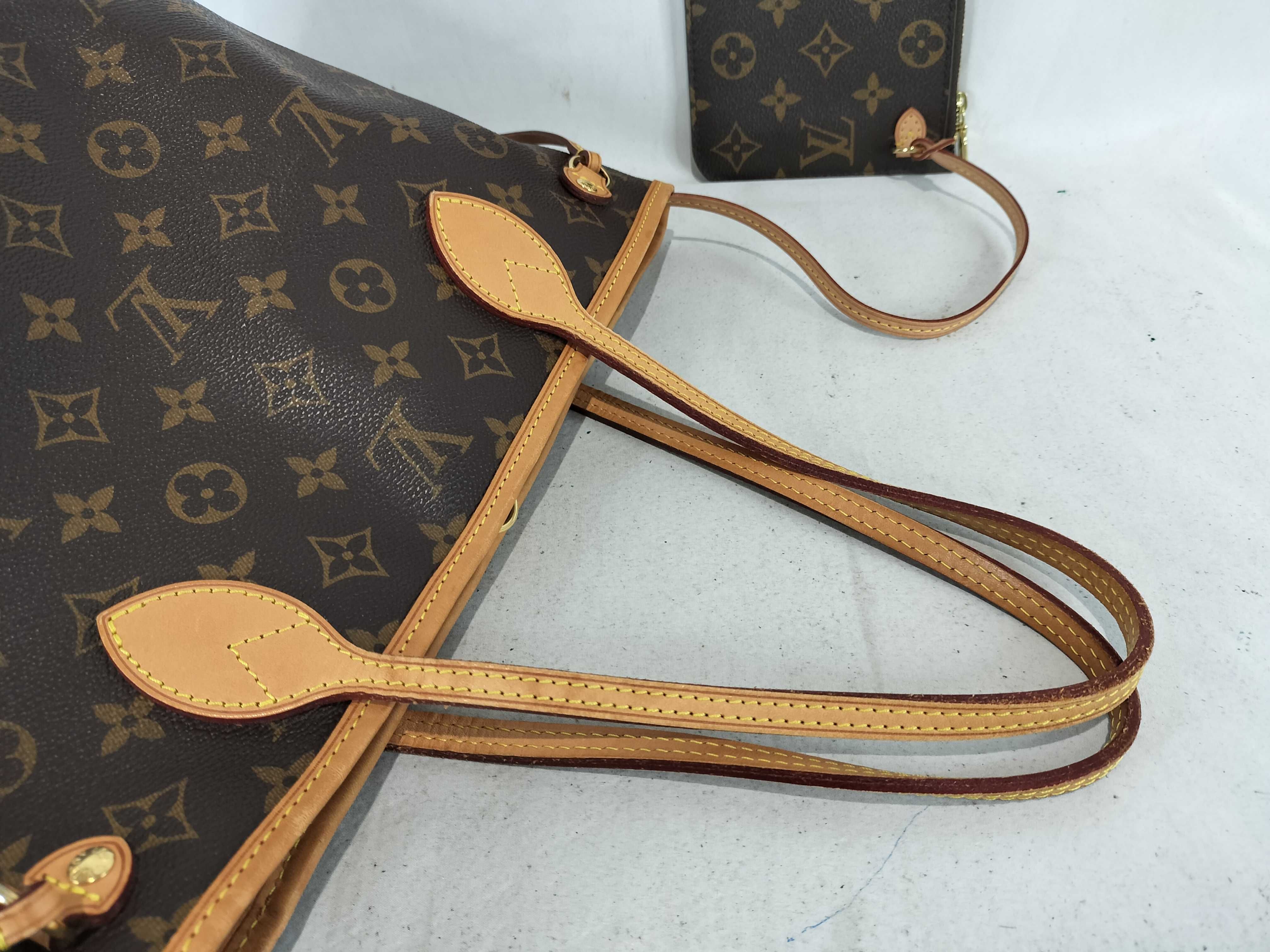 Monogram Neverfull Fuchsia Handbag — view 3